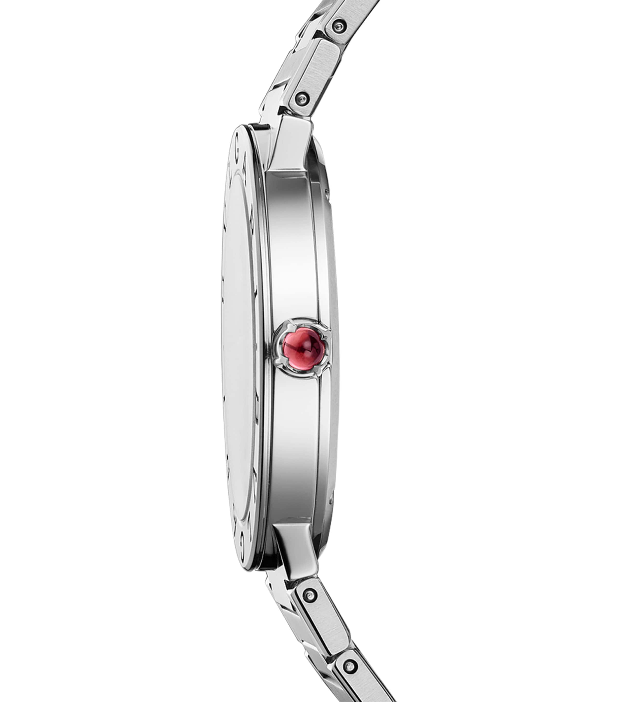 Stainless Steel BVLGARI BVLGARI Lady Watch 33mm GREY Image 3