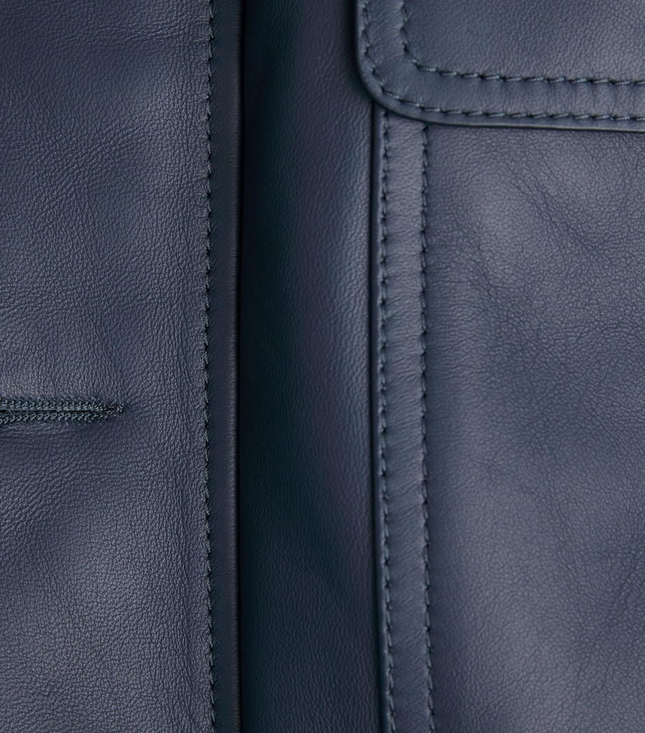 Leather 75 Bomber Jacket 4400 Image 5