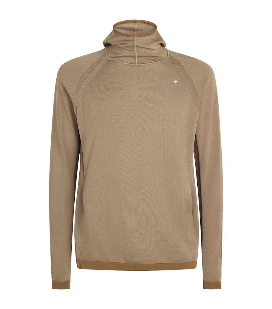 Wool-Blend Balaclava-Style Hoodie V0098 Image 1