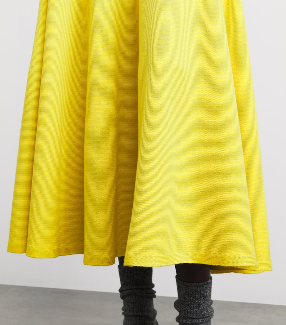 Gabriela Hearst Womens Wool Cairan Maxi Skirt Ctr Citrine Image 3