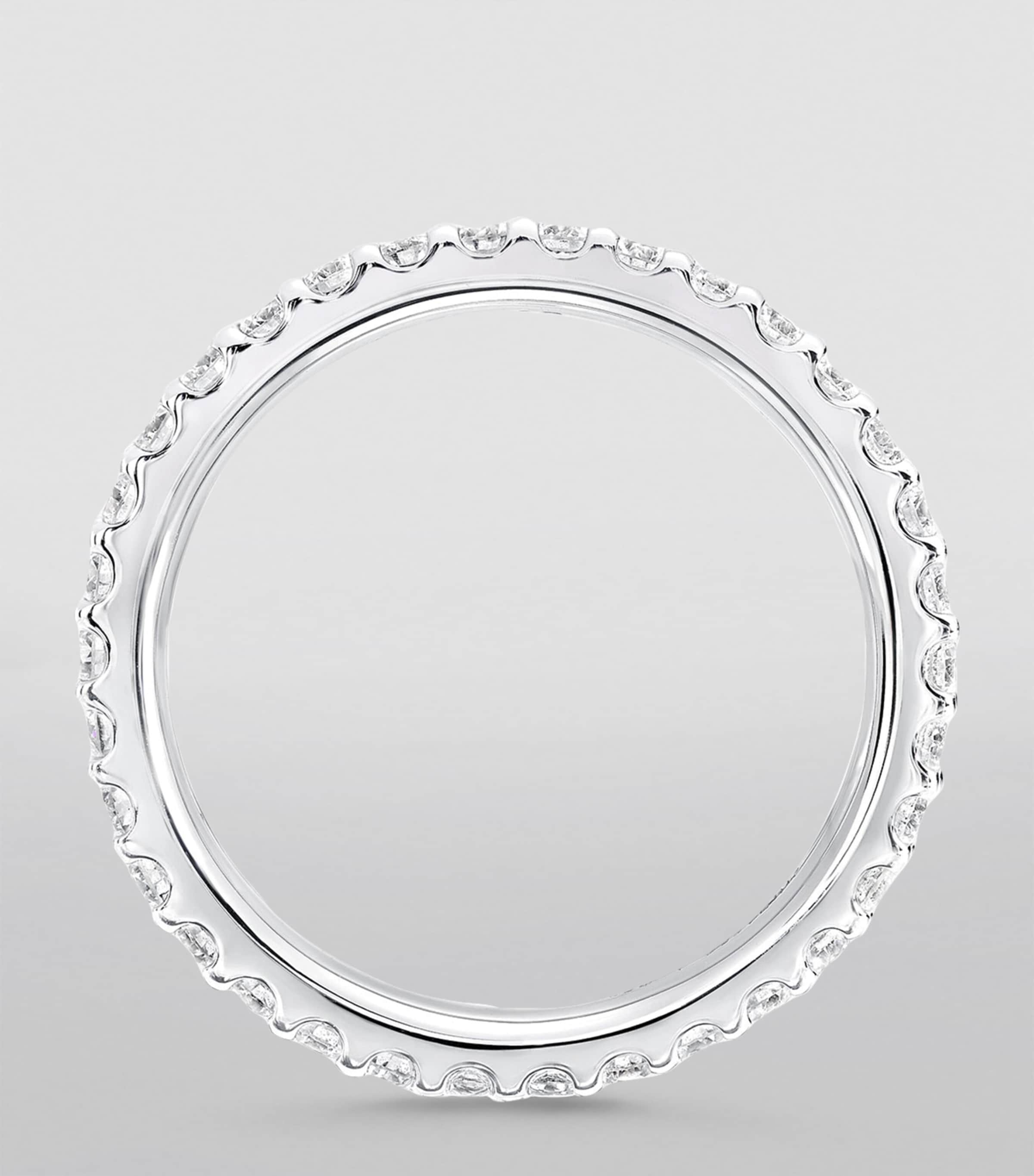 White Gold and Diamond Eternity Ring WHITE GOLD Image 2