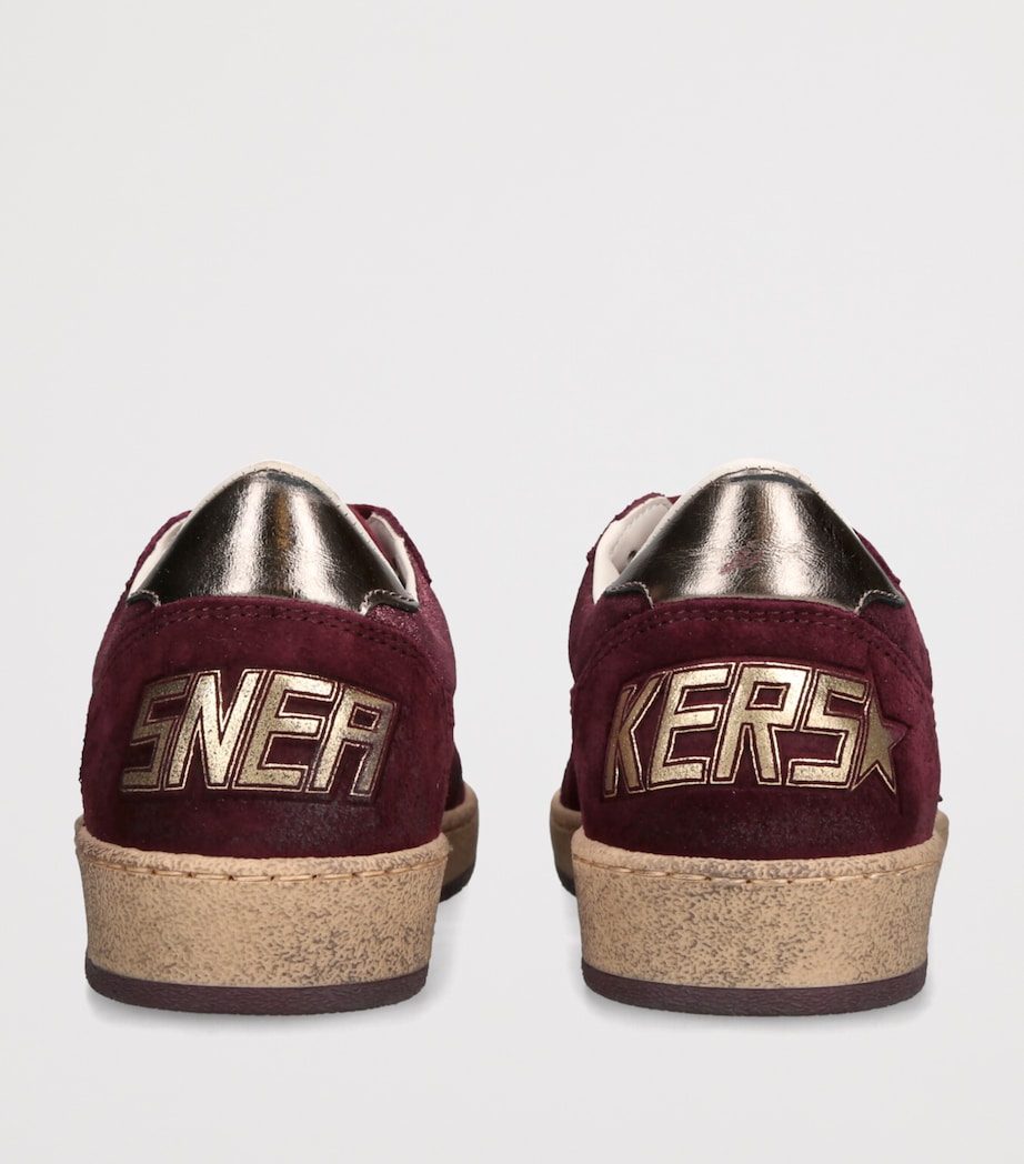 Suede Ballstar Sneakers WINE COMB Image 2