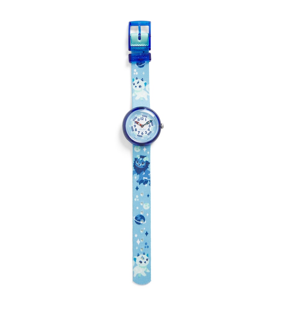 Flik Flak Mystic Land Cosmiclion Watch 32mm Blue Image 1