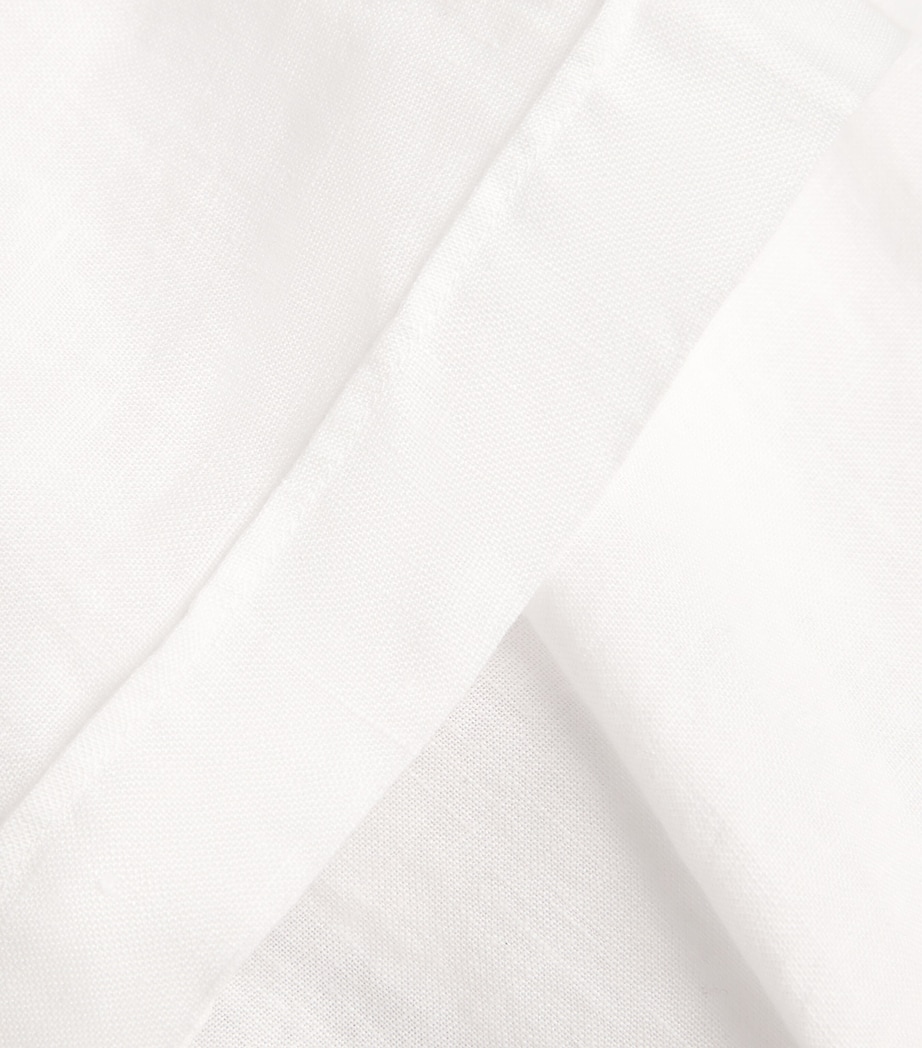 Linen Charli Shirt 010 WHITE Image 5
