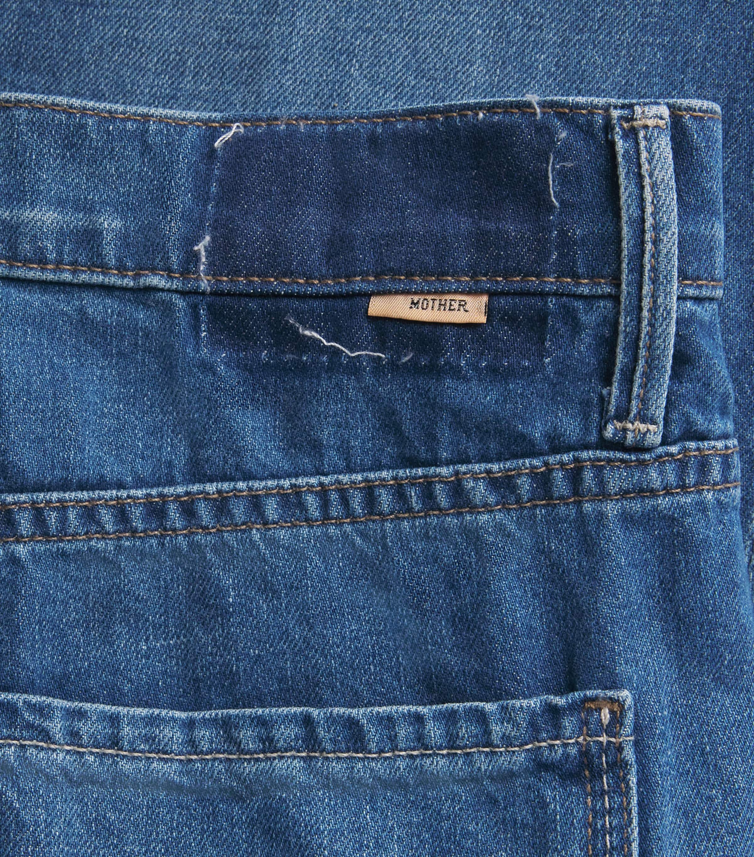 MOTHER Womens Maven Skimp Mid-Rise Straight Jeans Bip Big Tipper Image 6
