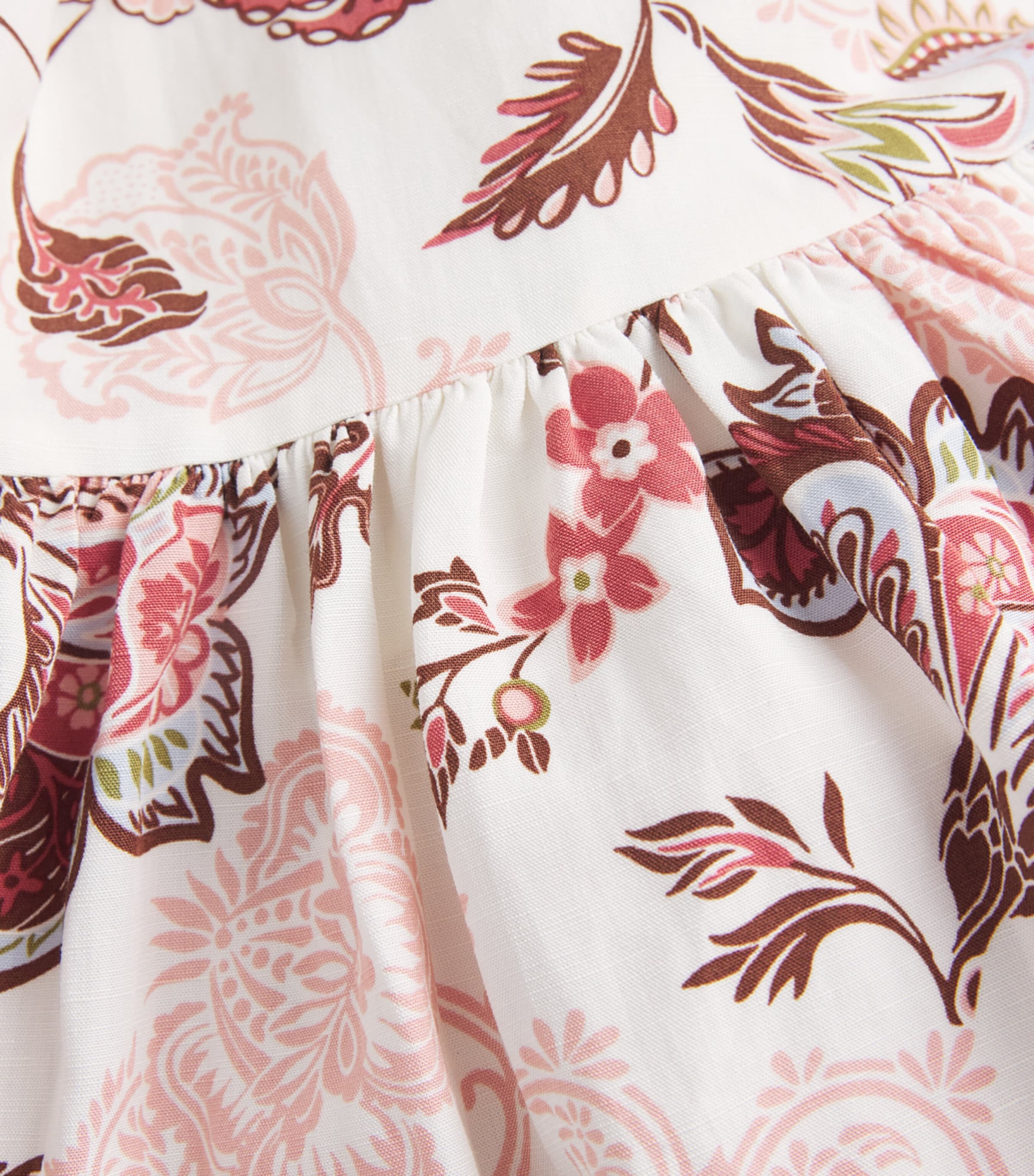 ME+EM Womens Floral Print Maxi Dress Light Cream/multi Image 7