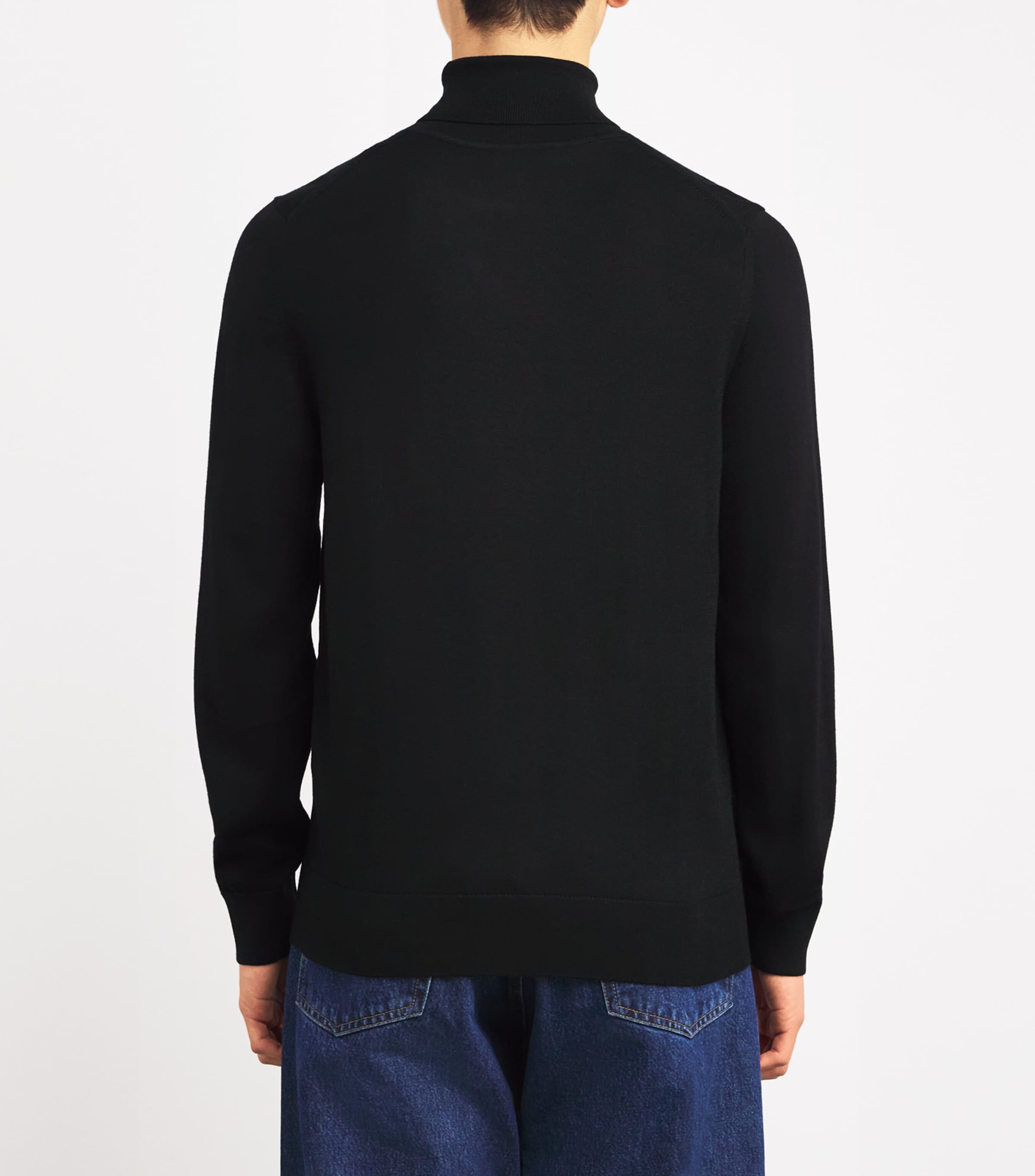 Wool Rollneck Sweater NOIR Image 8