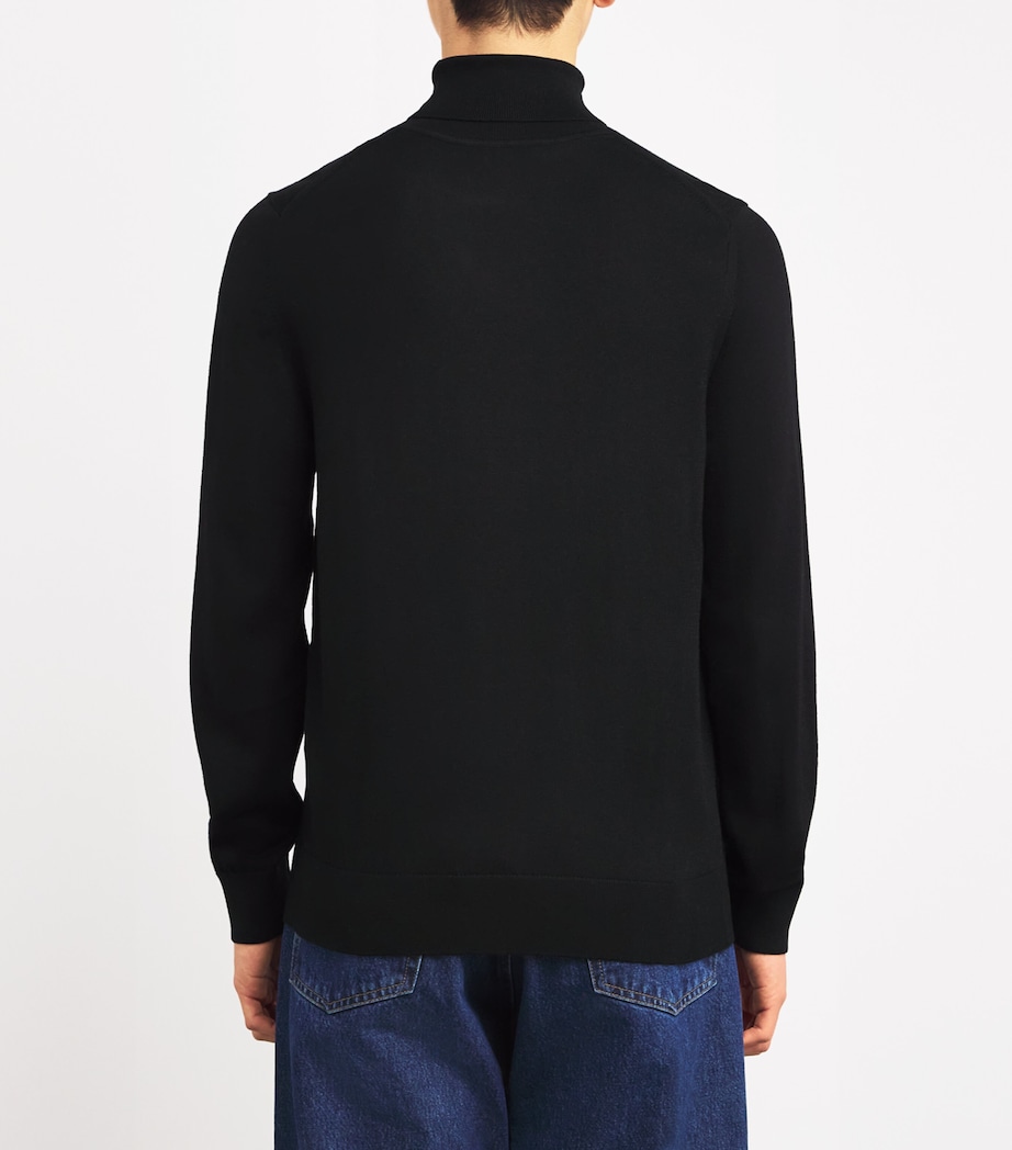Wool Rollneck Sweater NOIR Image 8