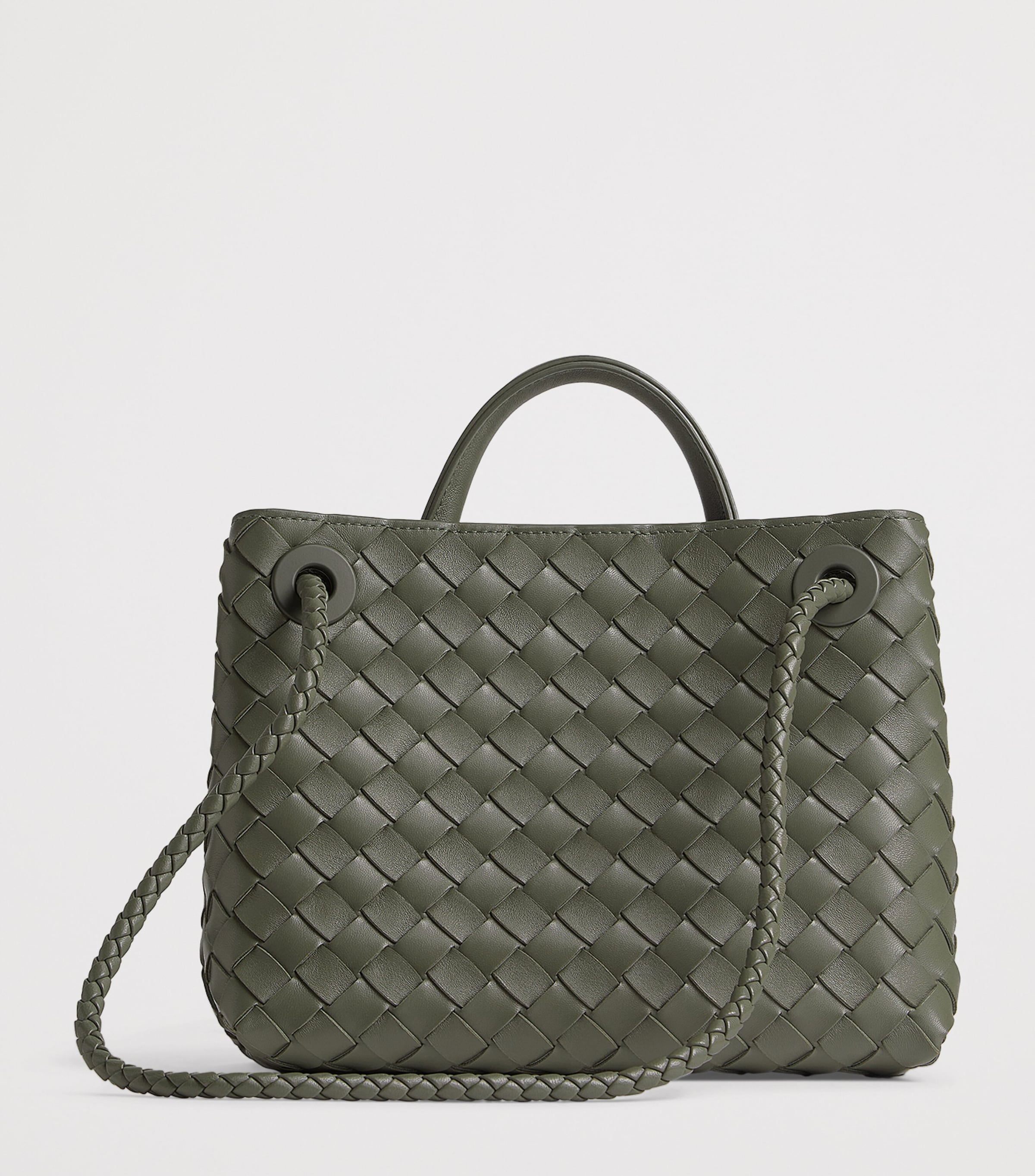 Small Leather Andiamo Top-Handle Bag 3297 Image 5