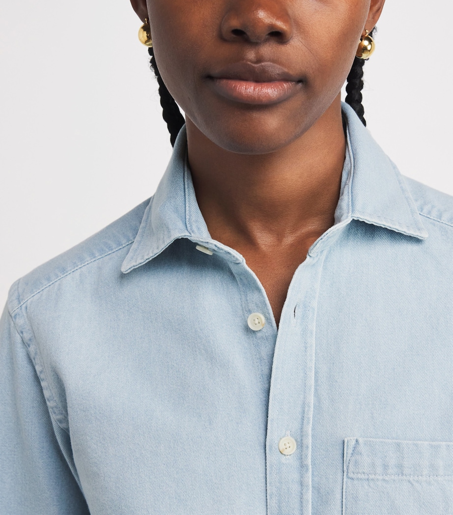 Denim Classic Shirt BLEACH Image 6