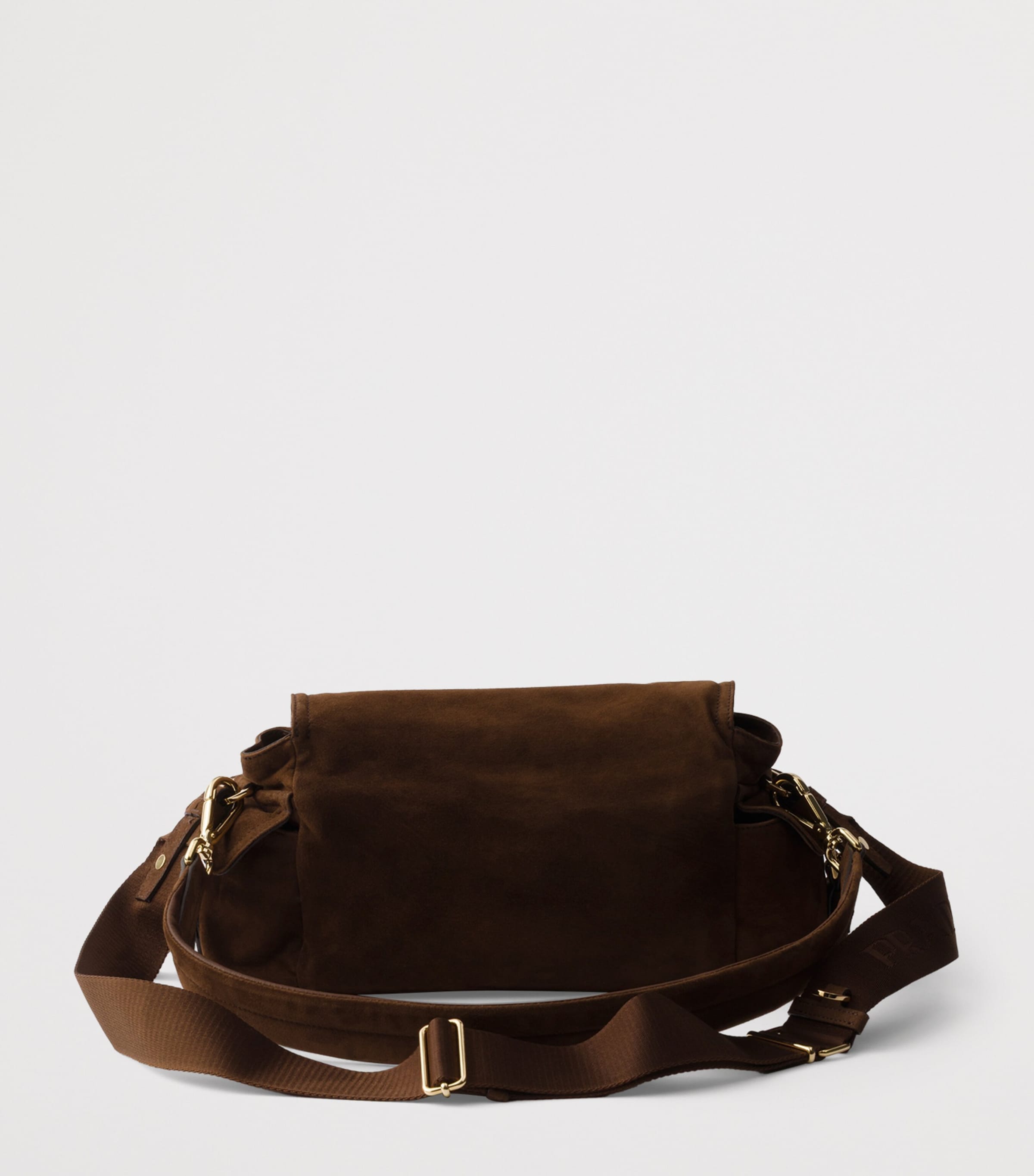 Medium Suede Explore Shoulder Bag F0324 Image 4