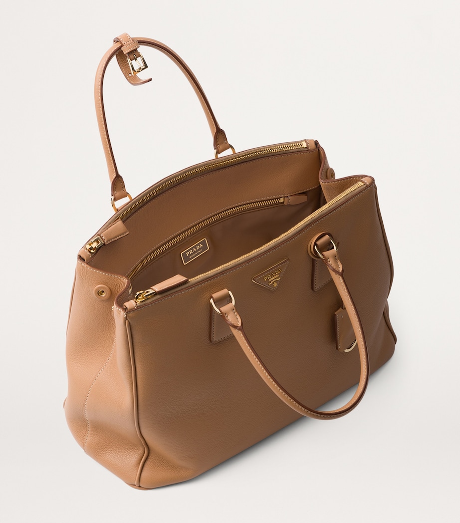 Large Leather Galleria Top-Handle Bag F0018 Image 5