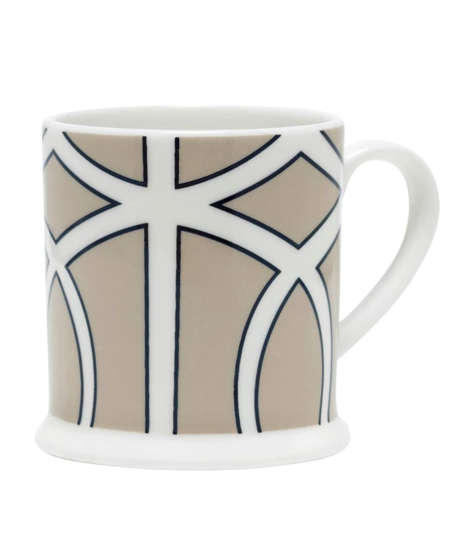 Set of 2 Loop Espresso Cups TRUFFLE/WHITE Image 1