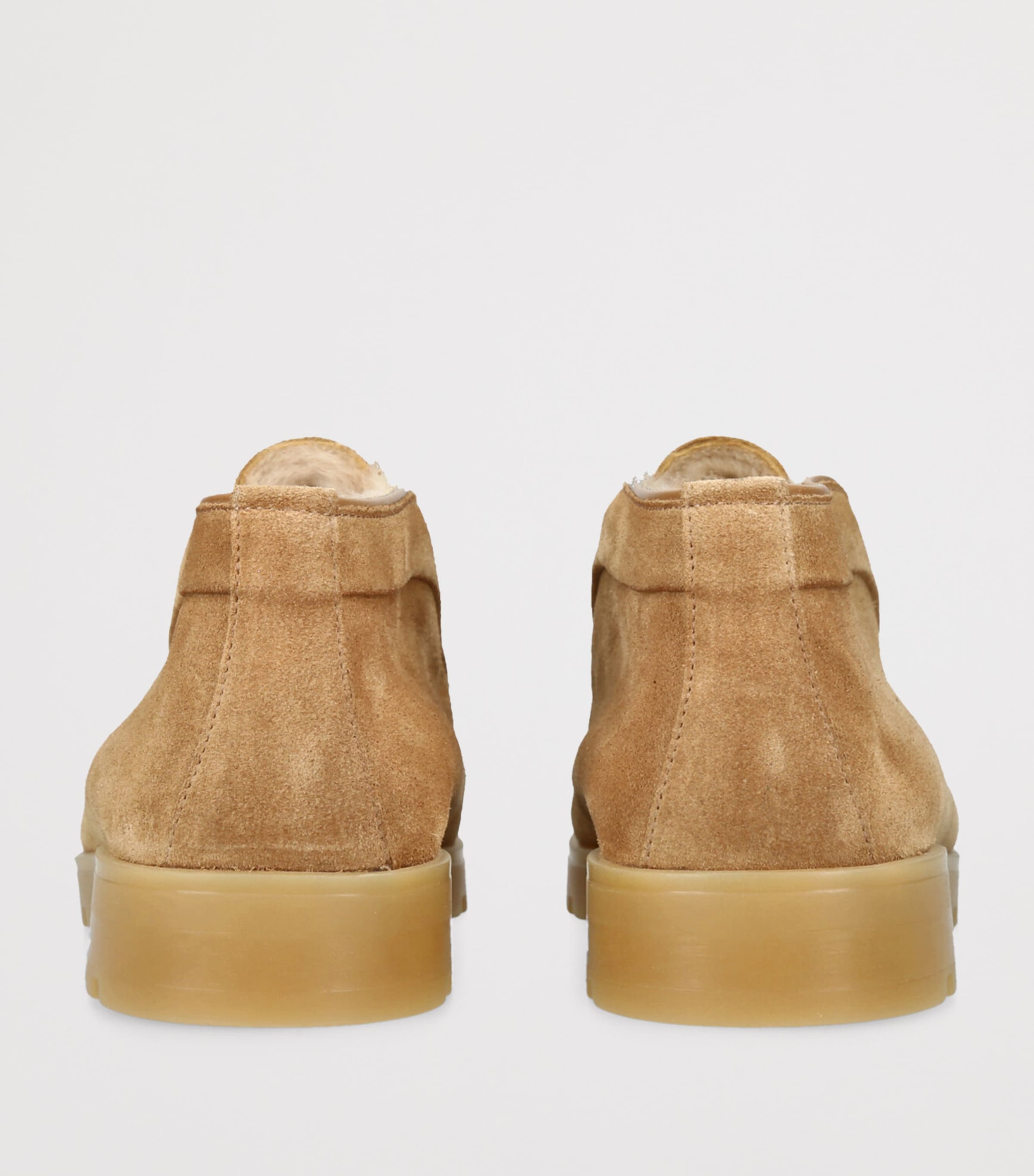 Suede Andvari Ankle Boots MID BROWN Image 2