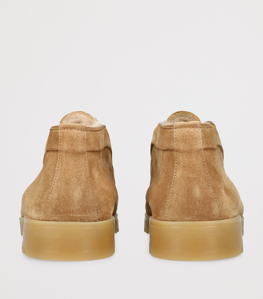 Suede Andvari Ankle Boots MID BROWN Image 2