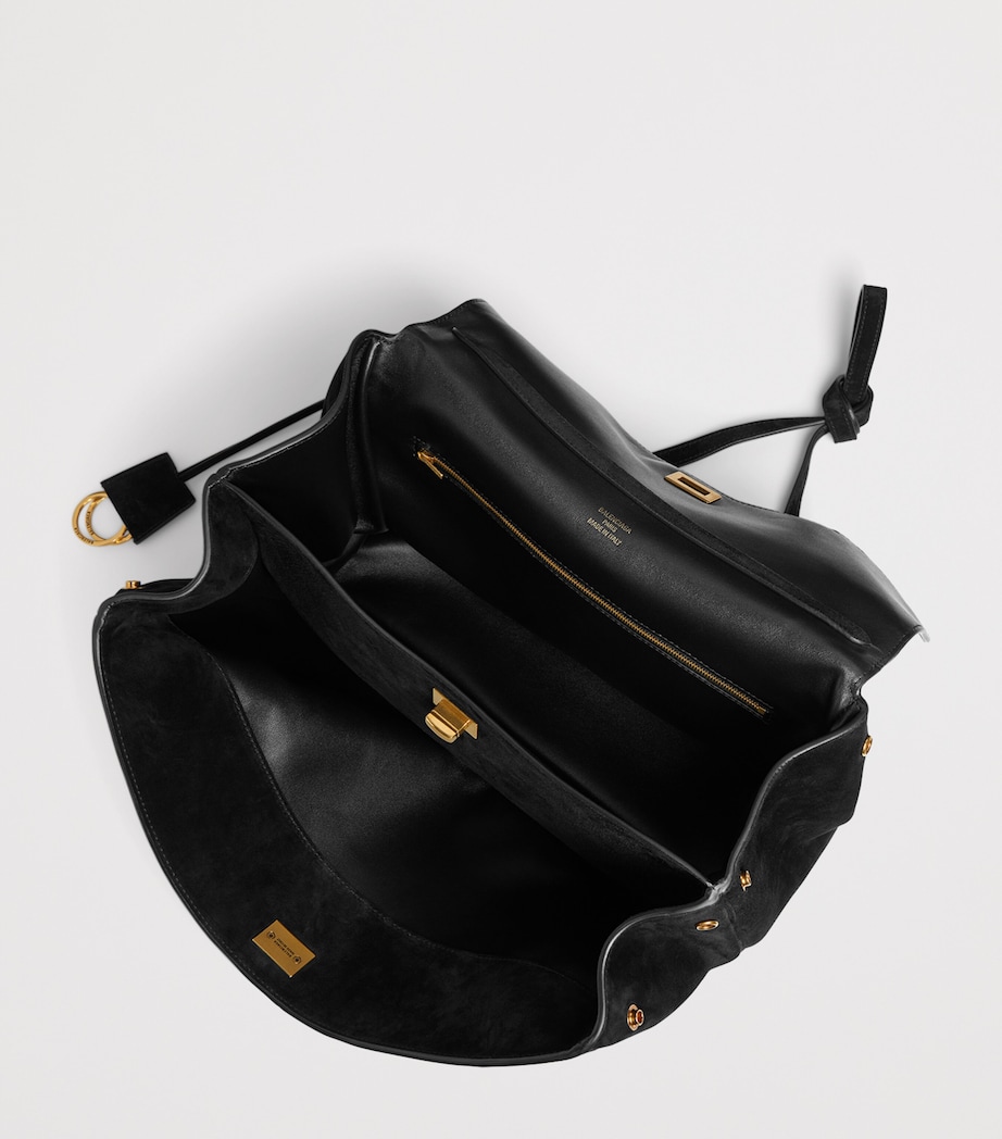Balenciaga Medium Suede Rodeo Shoulder Bag Image 7