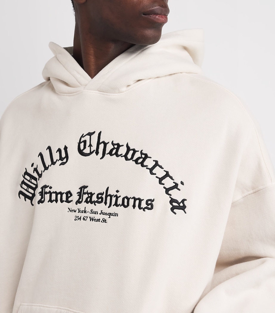 Cotton Logo Hoodie WHITE Image 6