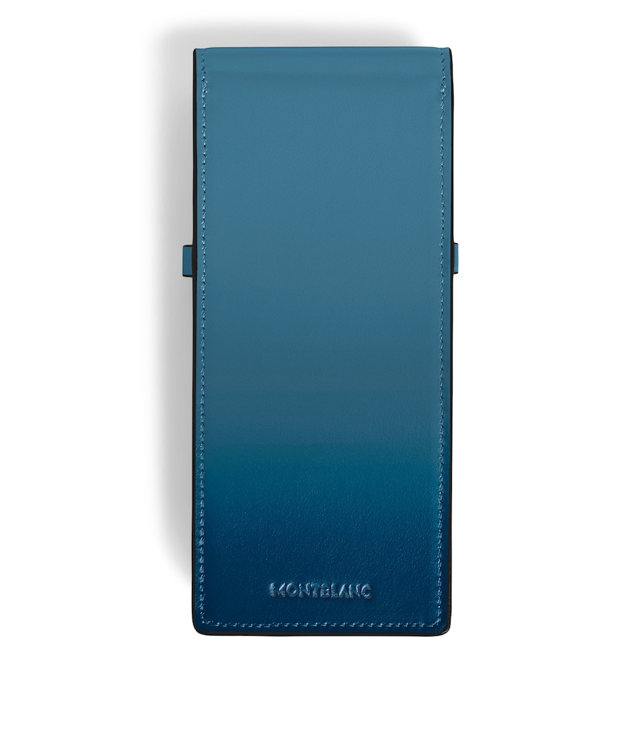 Leather Meisterstück 3-Pen Pouch SMOKEY BLUE Image 2