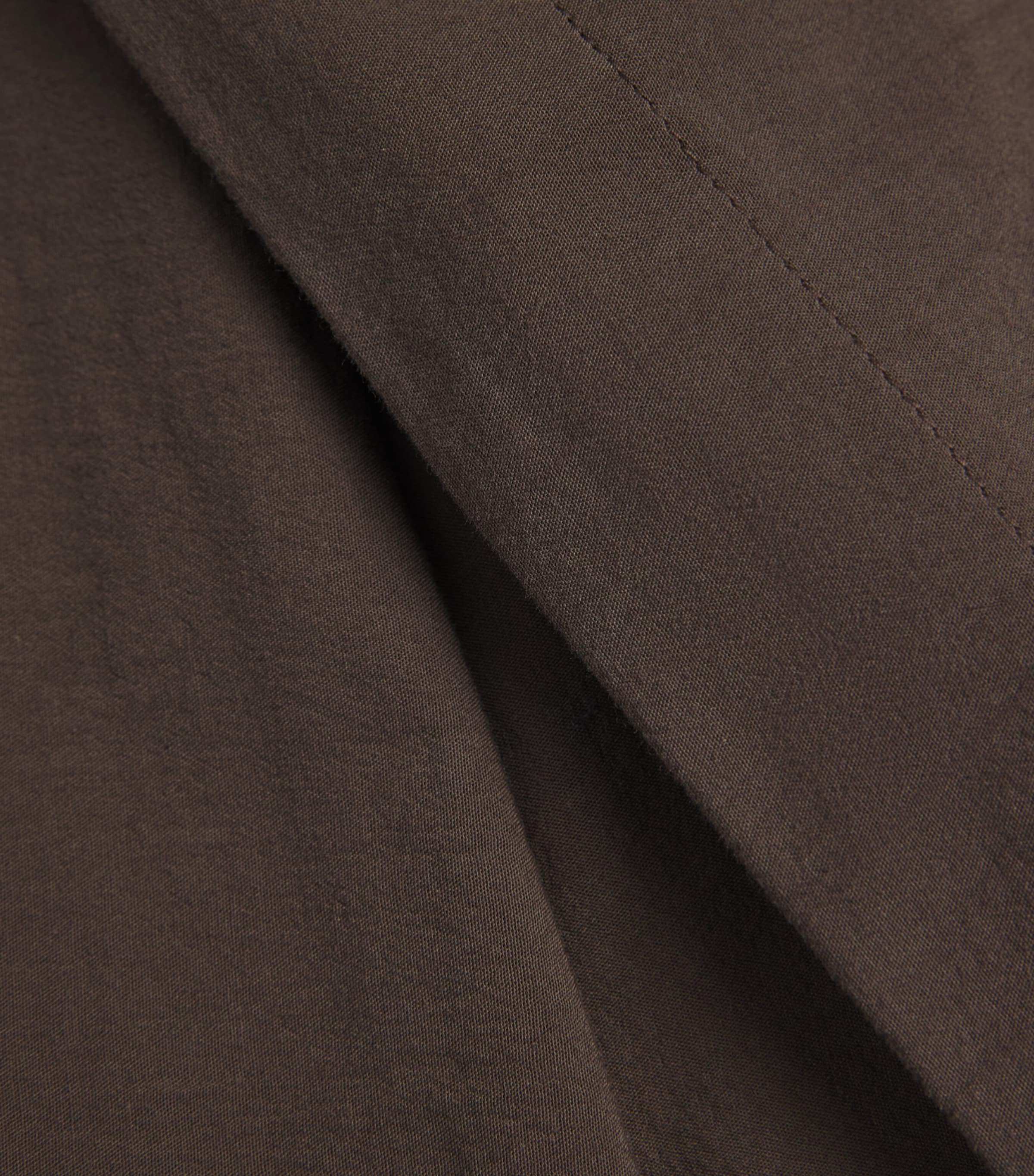 IM MEN Mens Wide-Leg Chino Shorts Dark Brown Image 6