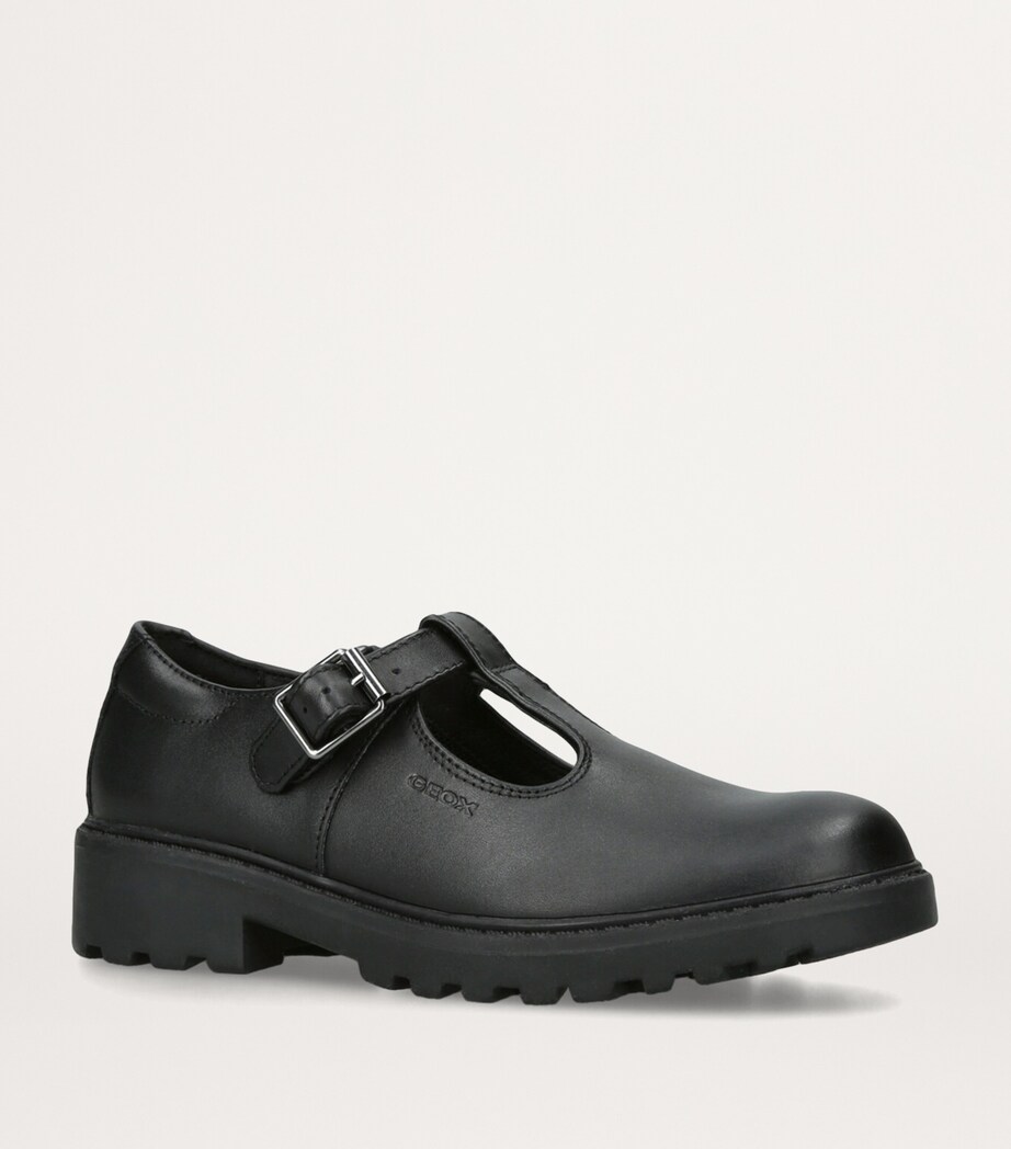 Leather Casey Mary Jane Shoes BLACK Image 3