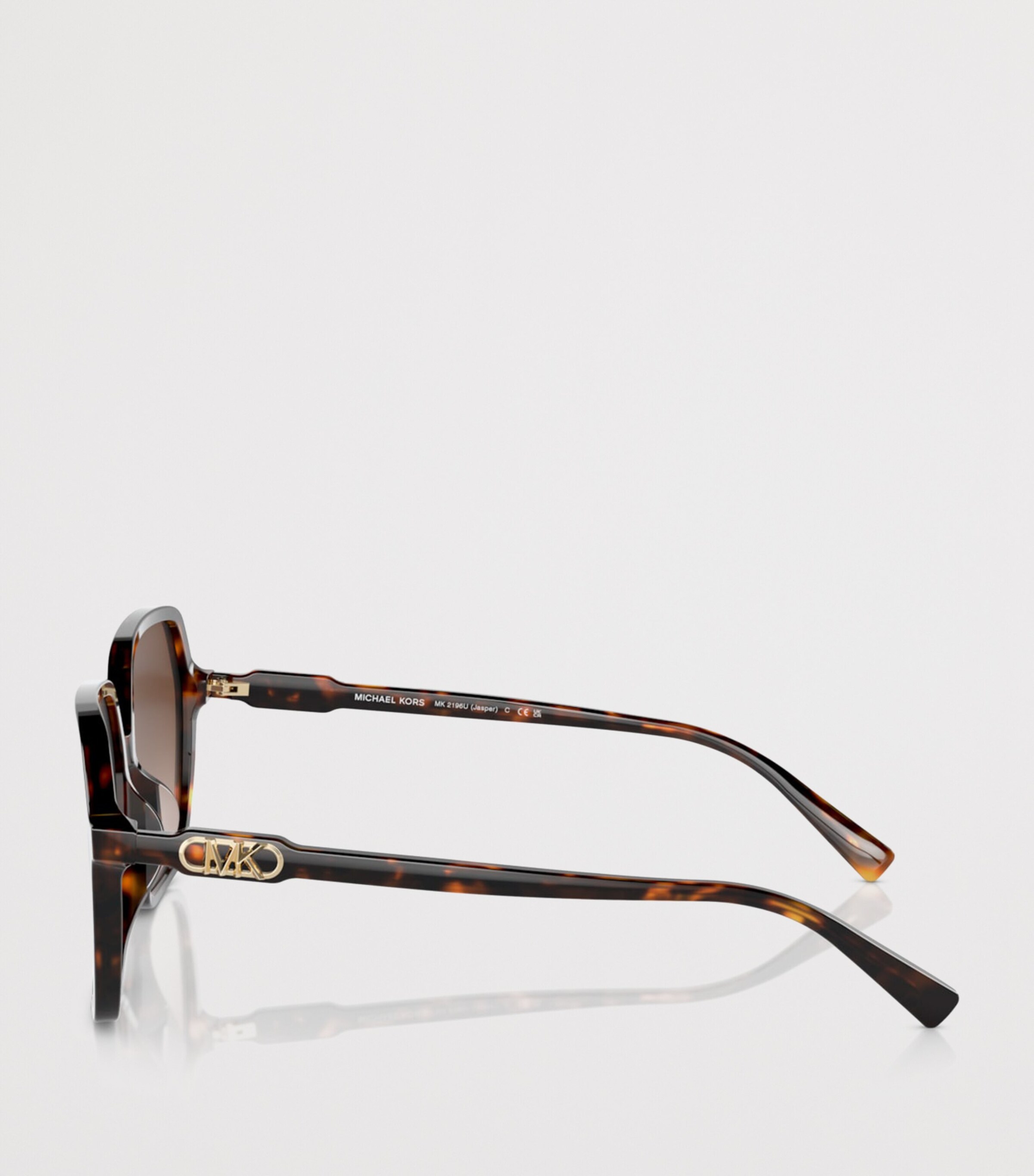 Michael Kors Jasper Square Sunglasses Brown Image 3