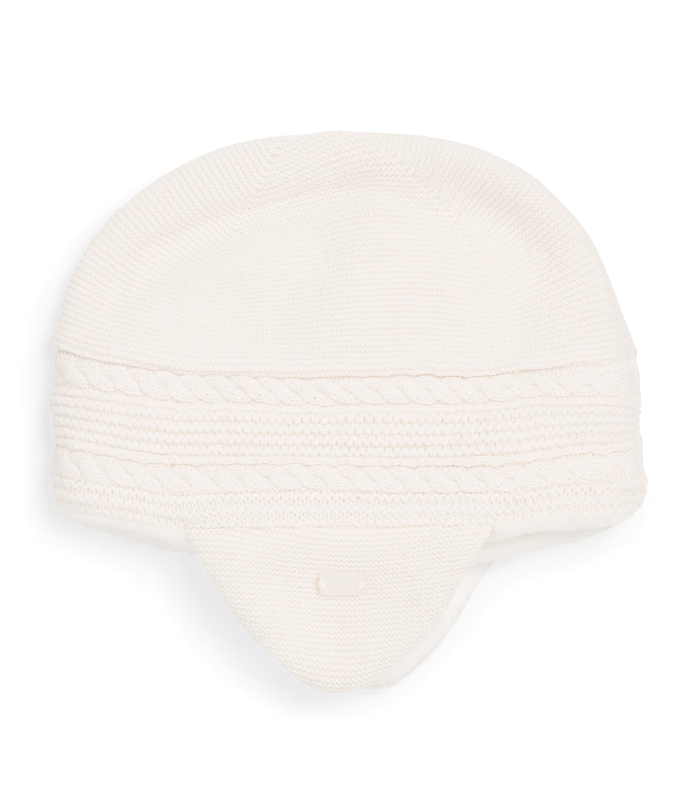 Tartine Et Chocolat Cotton-wool-cashmere Bonnet Hat In Neutral
