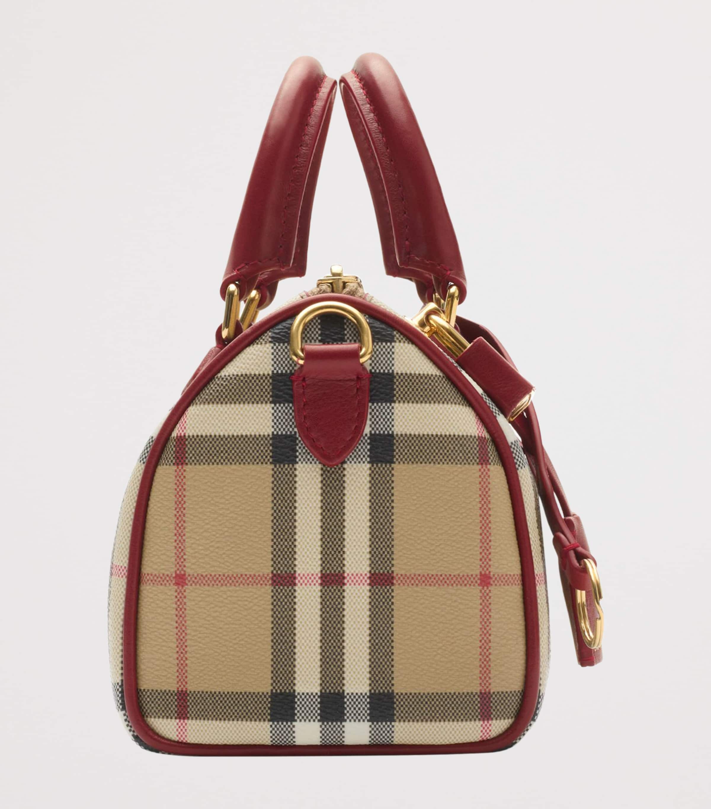 Mini Check Bowling Bag VNTG CHKRUBY Image 4