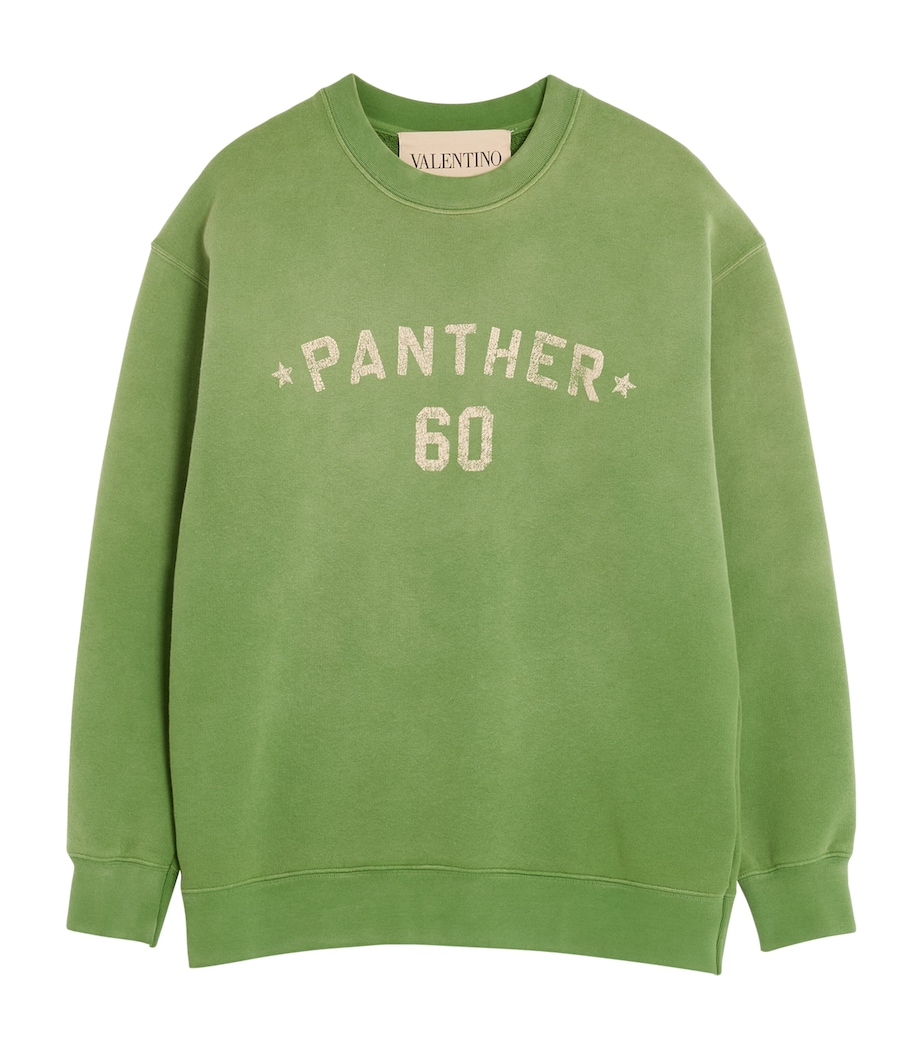 Valentino Garavani Mens Cotton-Jersey Printed Sweatshirt Image 1