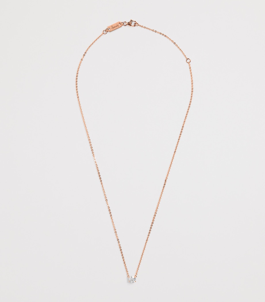 Rose Gold and Diamond Necklace (0.50ct) ROSE GOLD Image 3