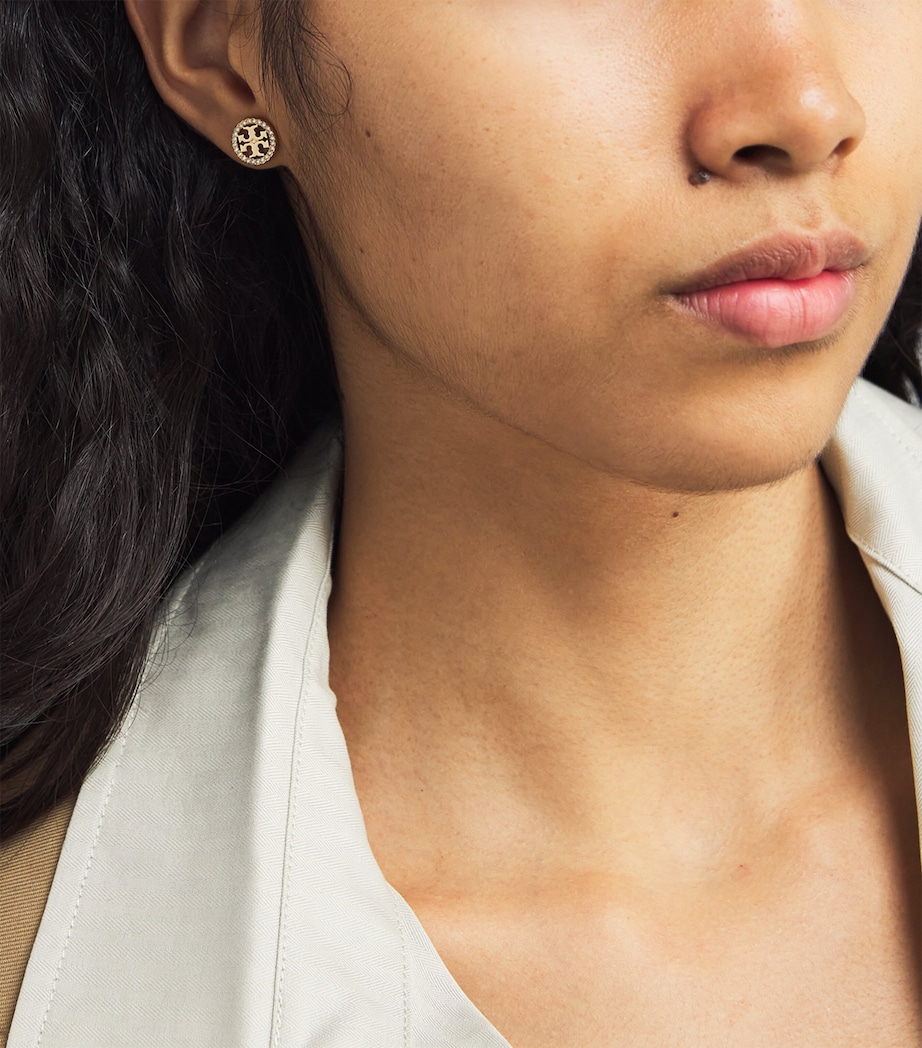 Miller Stud Earrings 783 TORY GOLDCRYSTAL Image 2