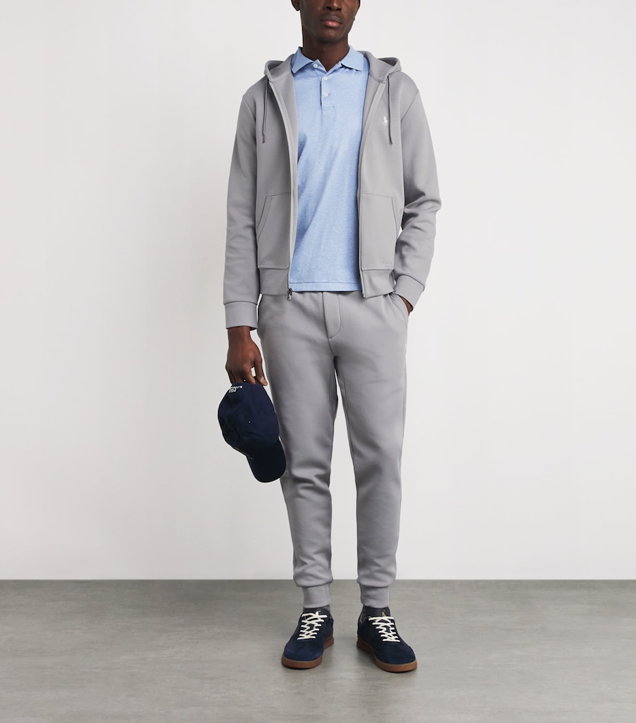 Tech Knit Zip-Up Hoodie GREY Image 2