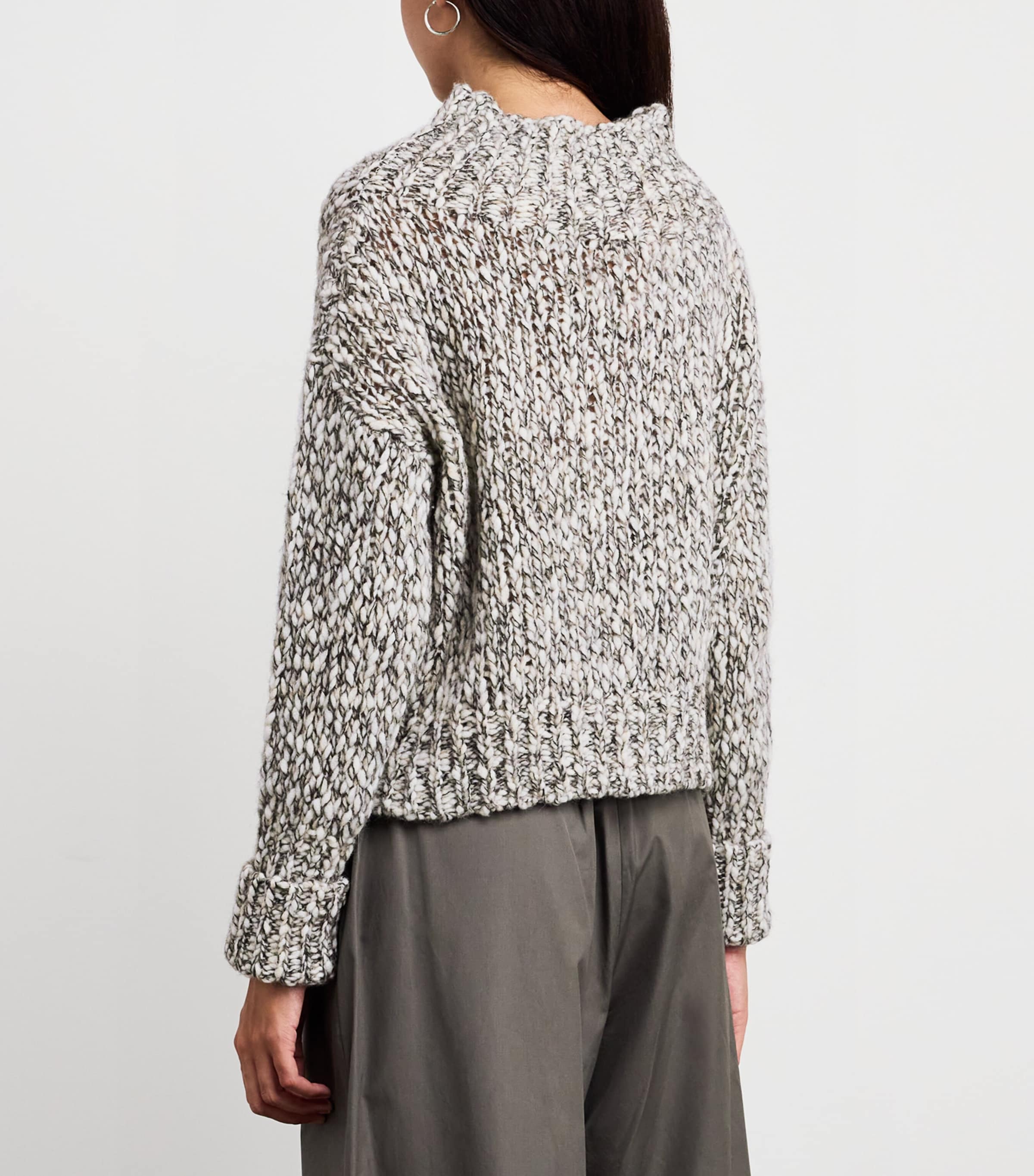 Wool-Blend Sweater BLACK Image 4