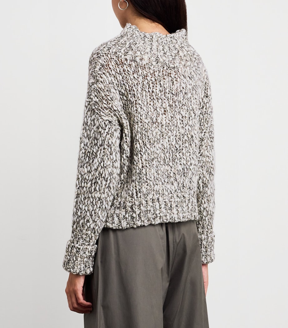 Wool-Blend Sweater BLACK Image 4