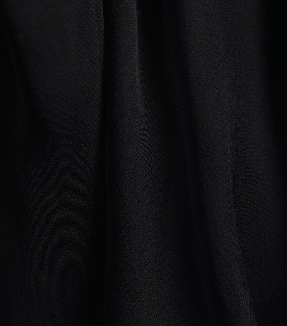 Zuhair Murad Womens Silk Kaftan Gown Black Image 6