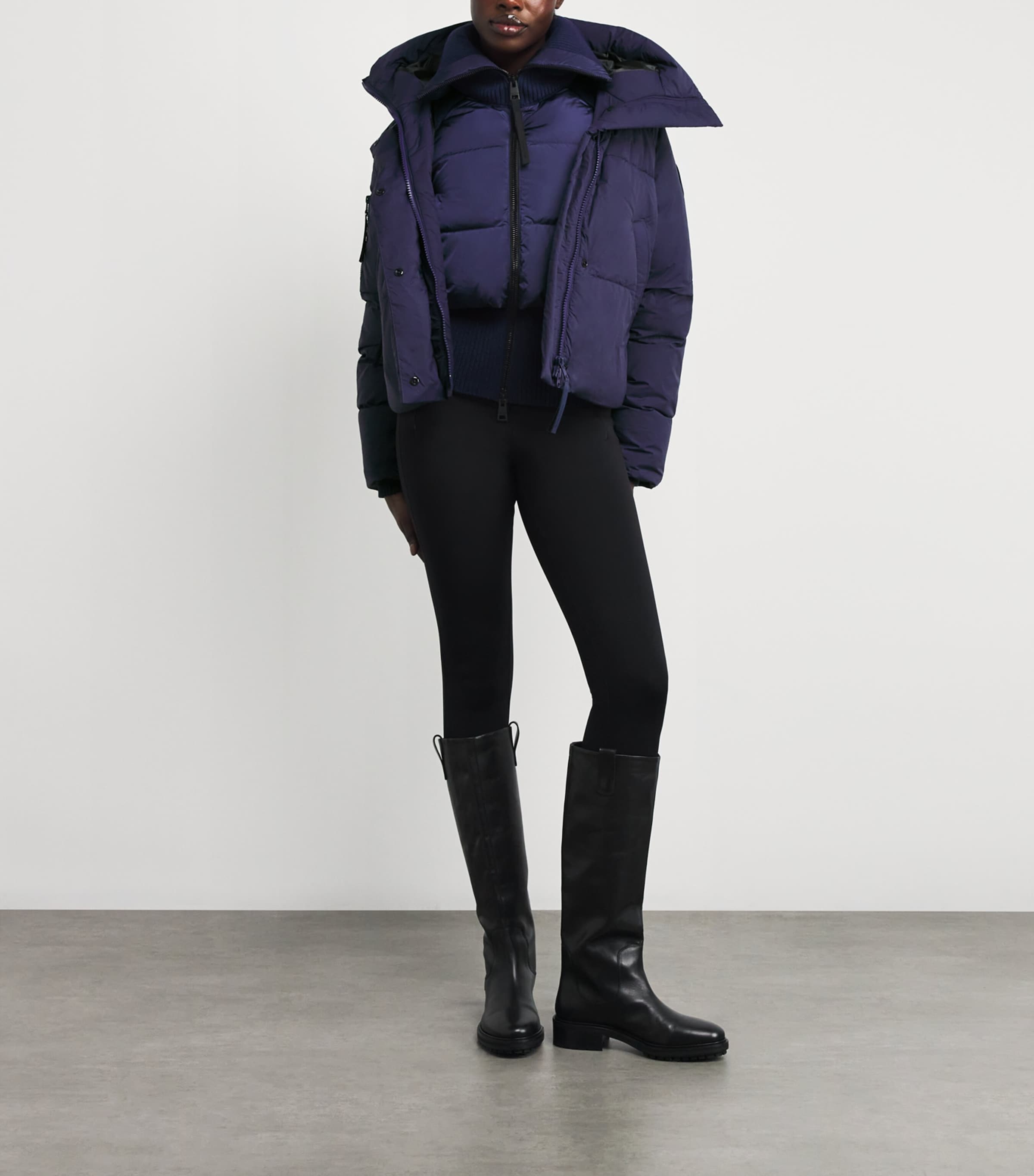 Knitted HyBridge Astoria Jacket 9391FUTURE DUSK - CRÉPUSCULE F Image 2