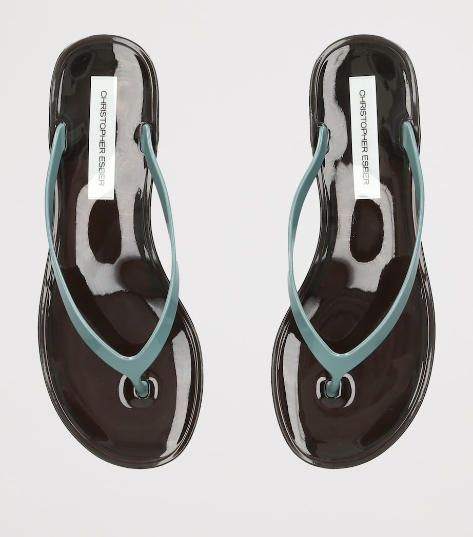 Christopher Esber Jo Flip Flops Blue Other Image 4