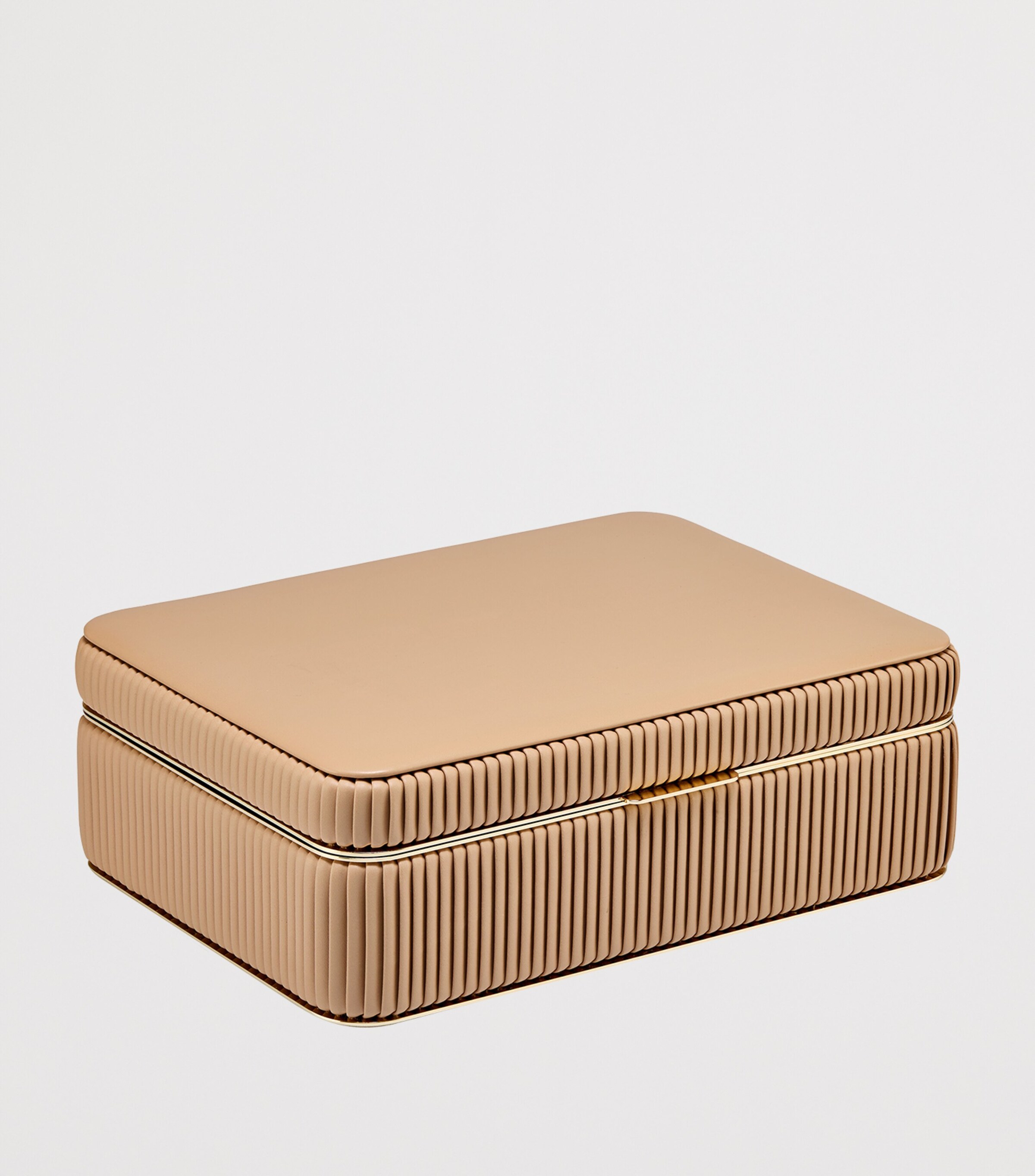 WOLF Medium Bella Jewellery Box Mocha Image 2