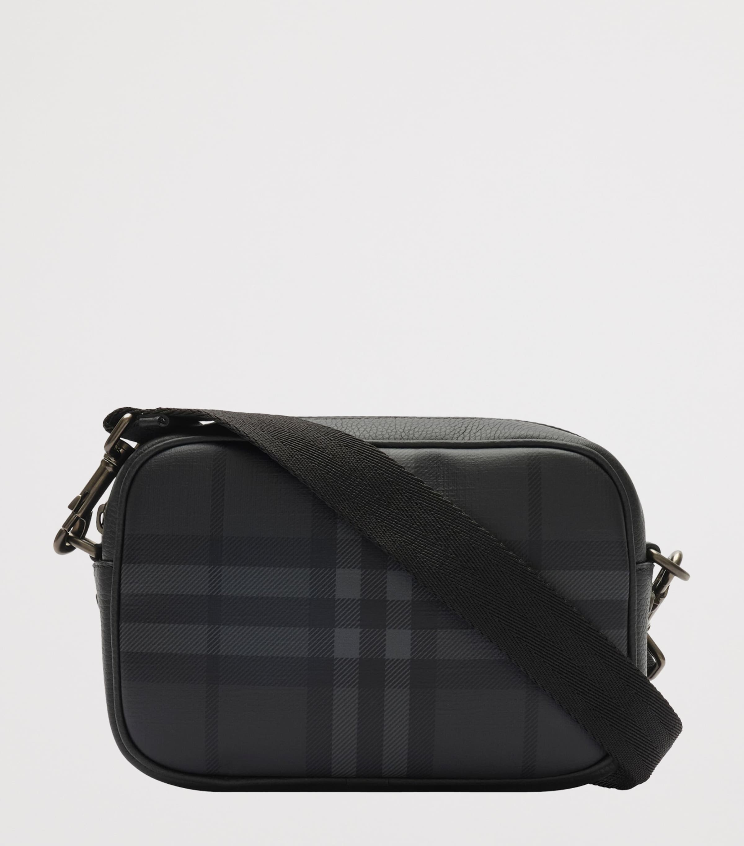 Burberry Mini City Check Cross-Body Bag Iron Image 4