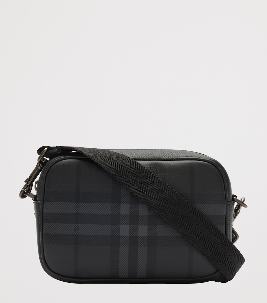 Burberry Mini City Check Cross-Body Bag Iron Image 4
