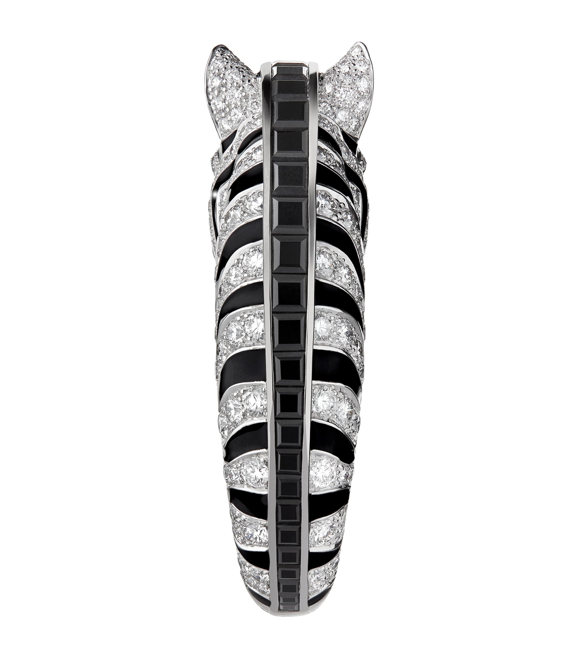 White Gold, Diamond and Onyx Animaux de Collection Zebra Ring MULTI Image 3