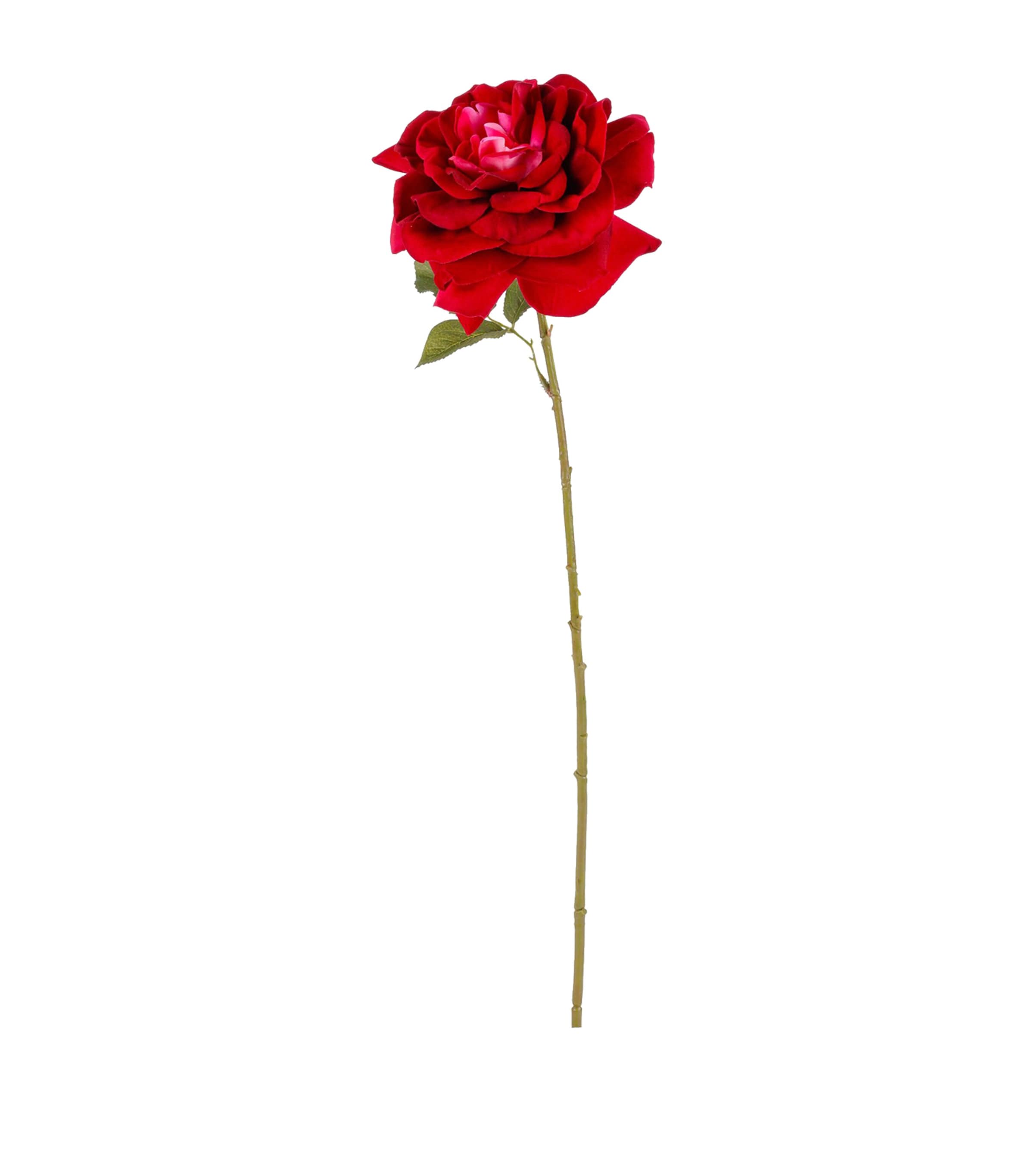 Silk-ka Artificial Rose Flower Bouquet Burgundy Image 3