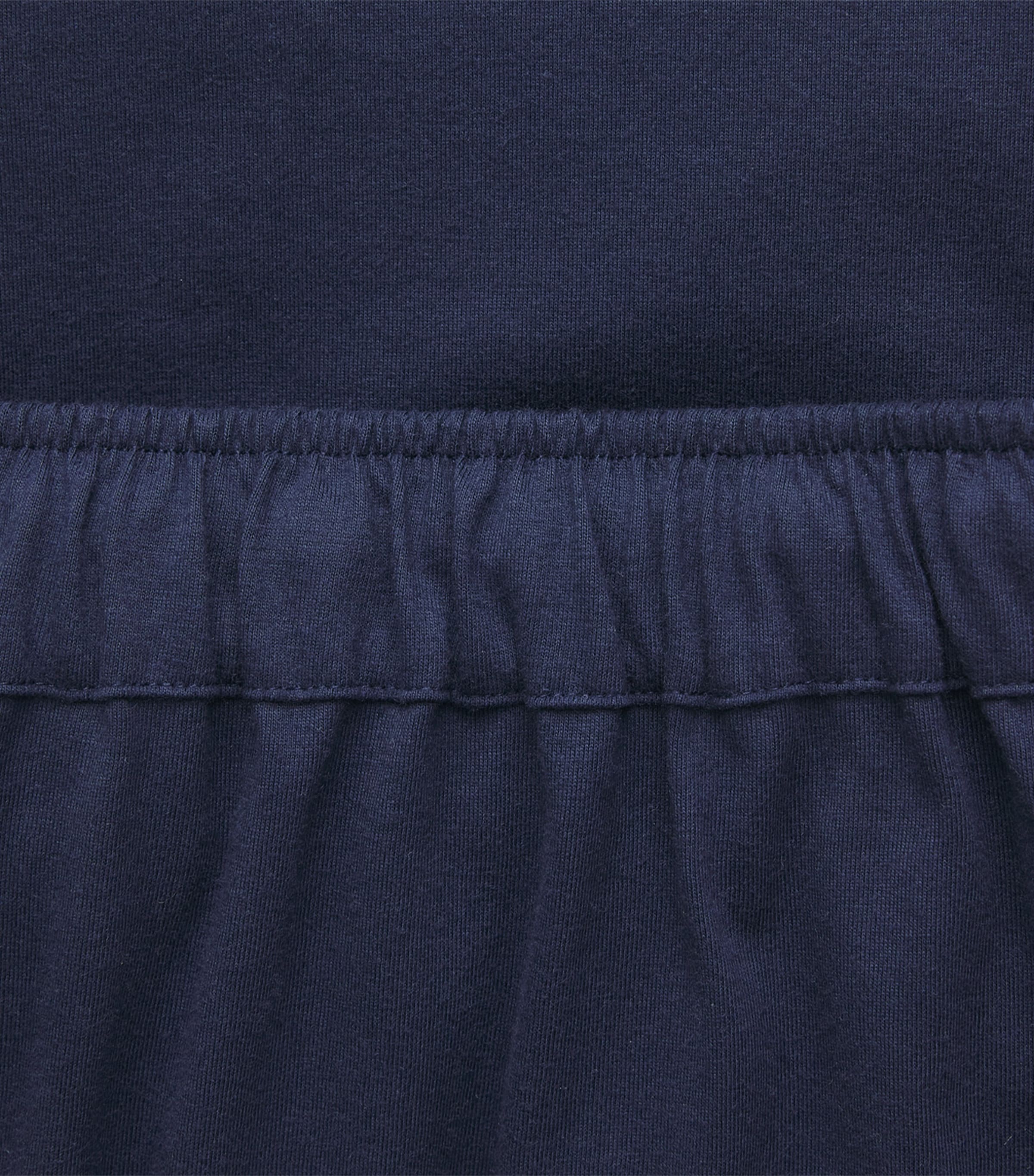 Hanro Mens Cotton Night & Day Lounge Trousers Deep Navy Image 6