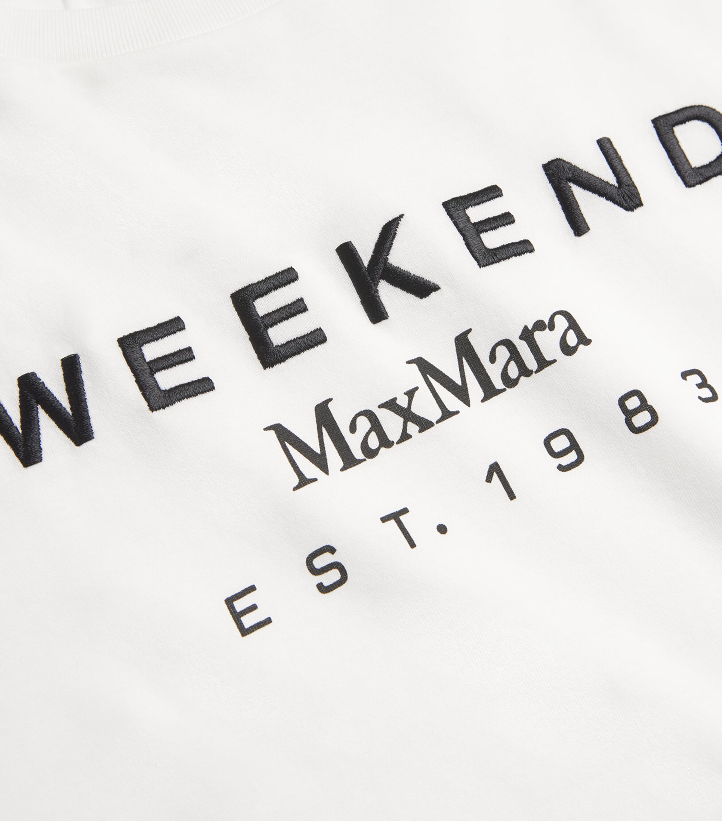 Cotton Logo T-Shirt WHITE Image 5