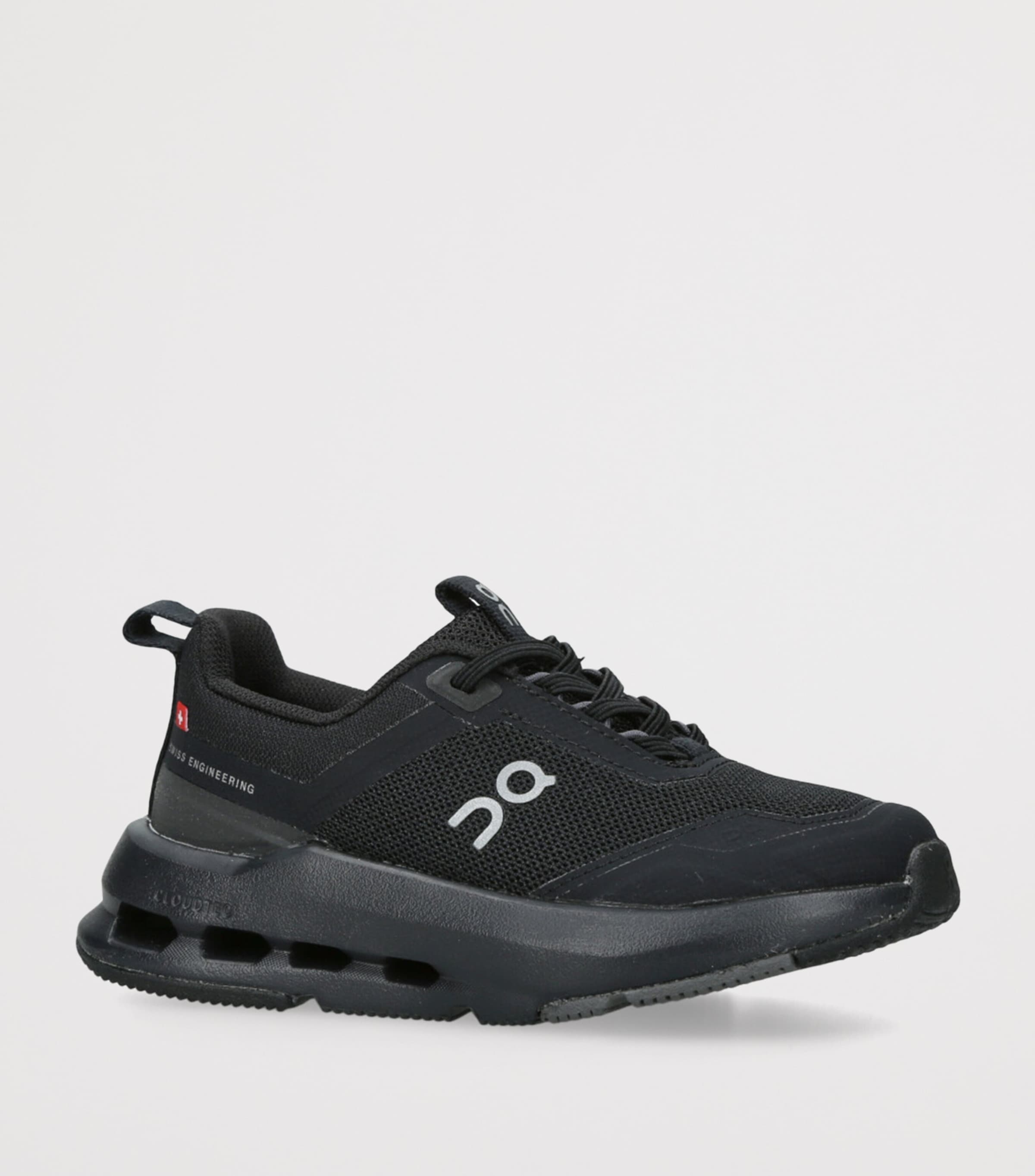 Cloudnova Kids Trainers BLACK Image 3