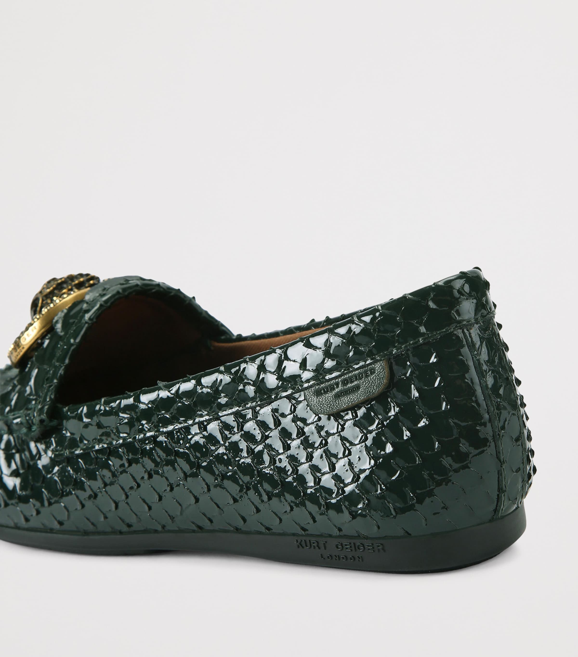 Leather Chelsea Loafers DARK GREEN Image 2