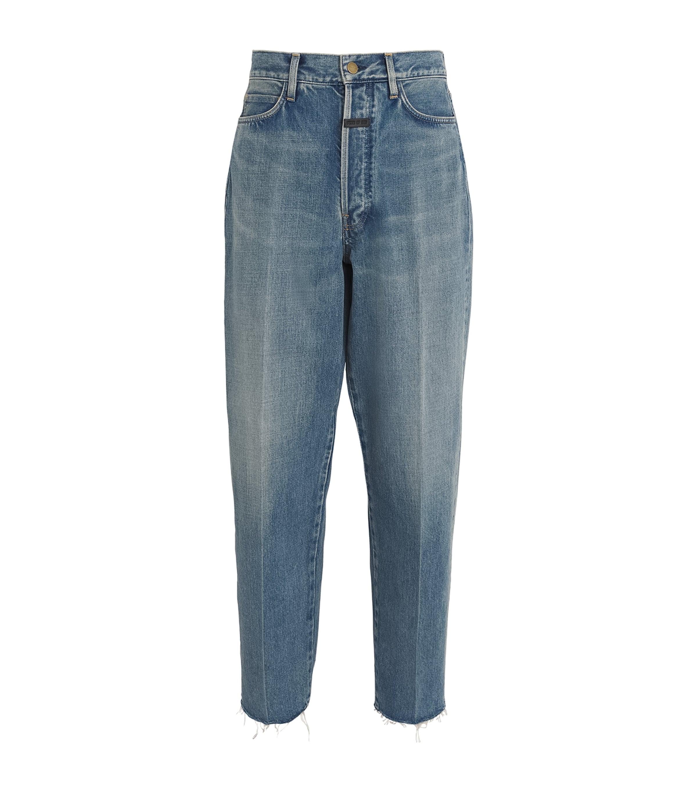 Fear Of God Japanese Denim Straight Jeans In Blue