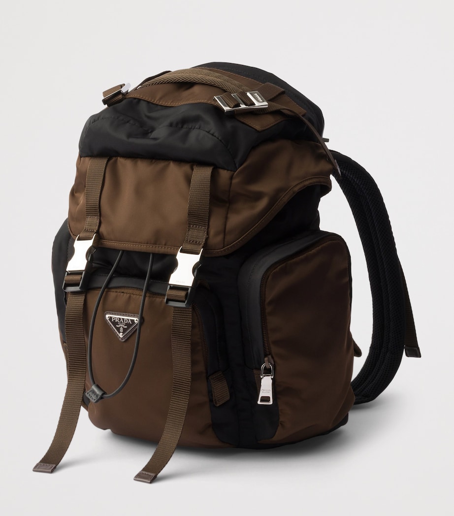 Prada Re-Nylon and Saffiano Leather Backpack Image 2