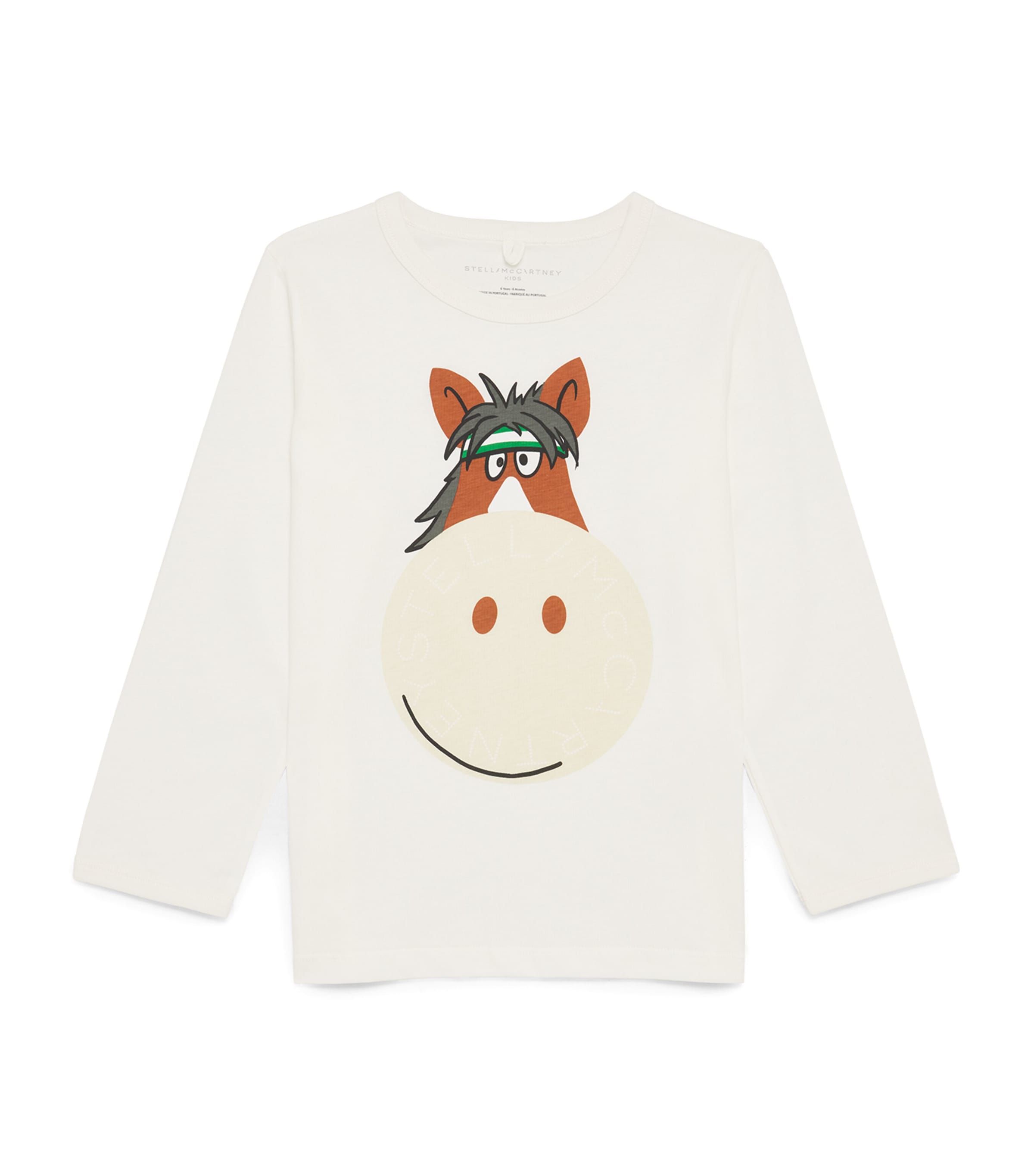 STELLA MCCARTNEY COTTON HORSE T-SHIRT 