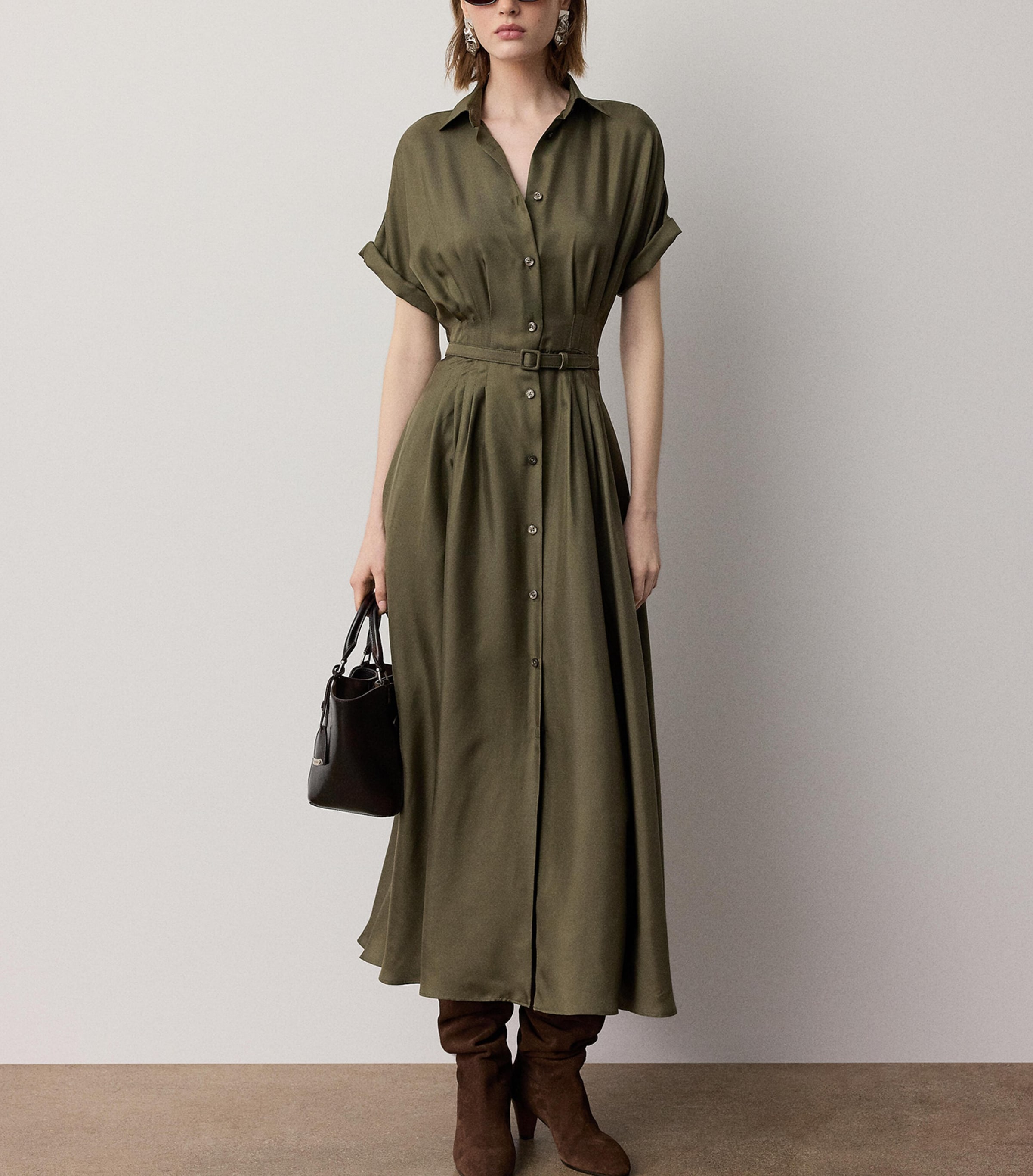 ralph lauren green silk dress Ralph Lauren | CFDA: Defining American Style