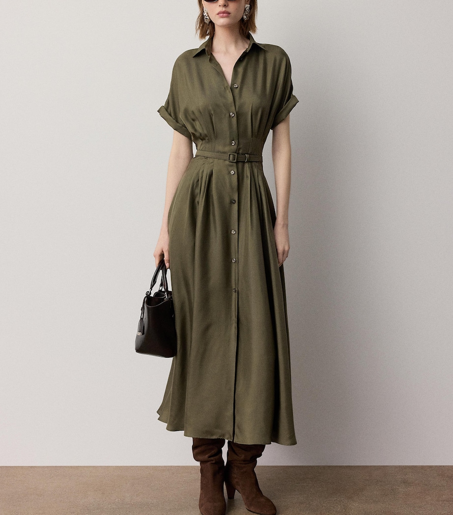 ralph lauren green silk dress Ralph Lauren | CFDA: Defining American Style